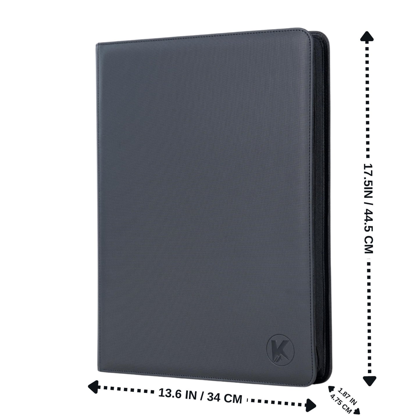 KUOOKING 1000+ Pockets Trading Card Binder, 16-Pocket Card Ablum Compatible with lorcana,MTG,Sports Cards & Other Standard Size Trading Card（BLACK)