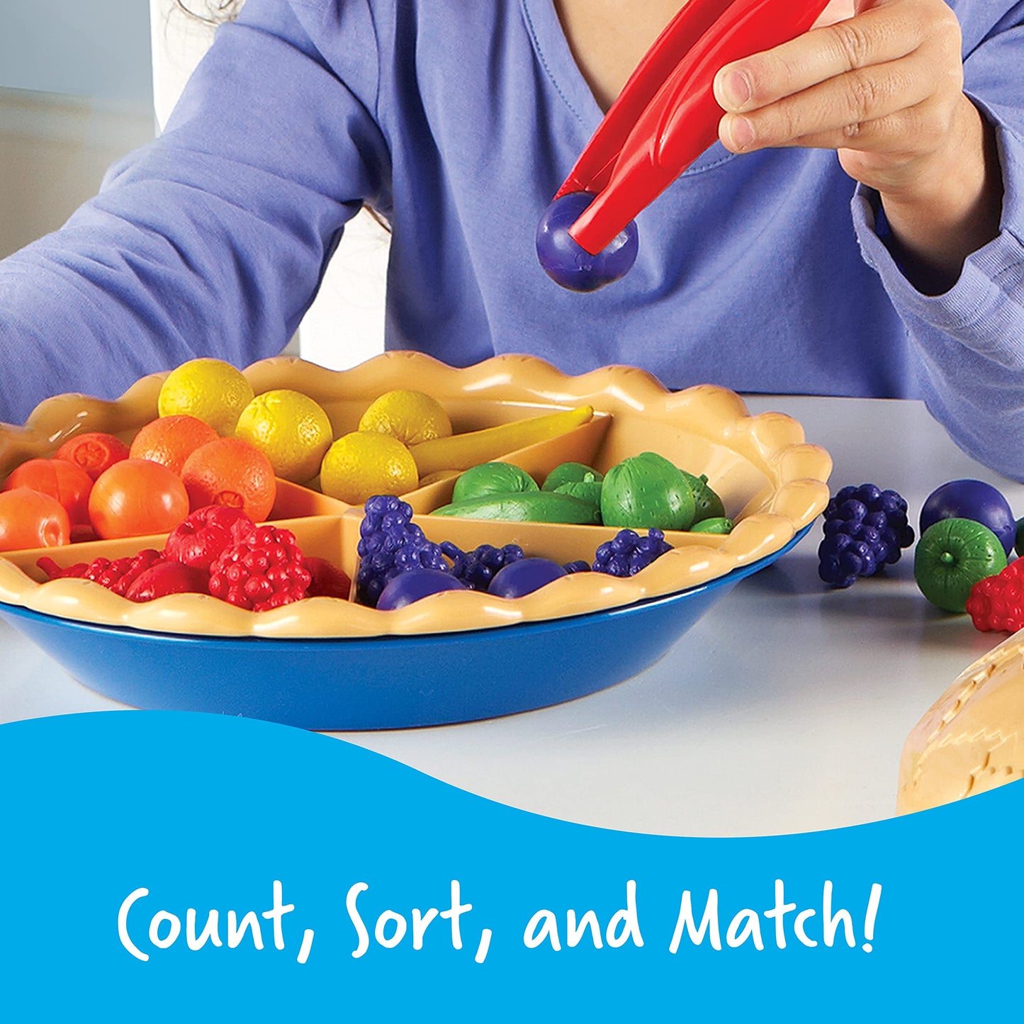 Learning Resources LER6216 Super Sorting Pie, Fine Motor Toy