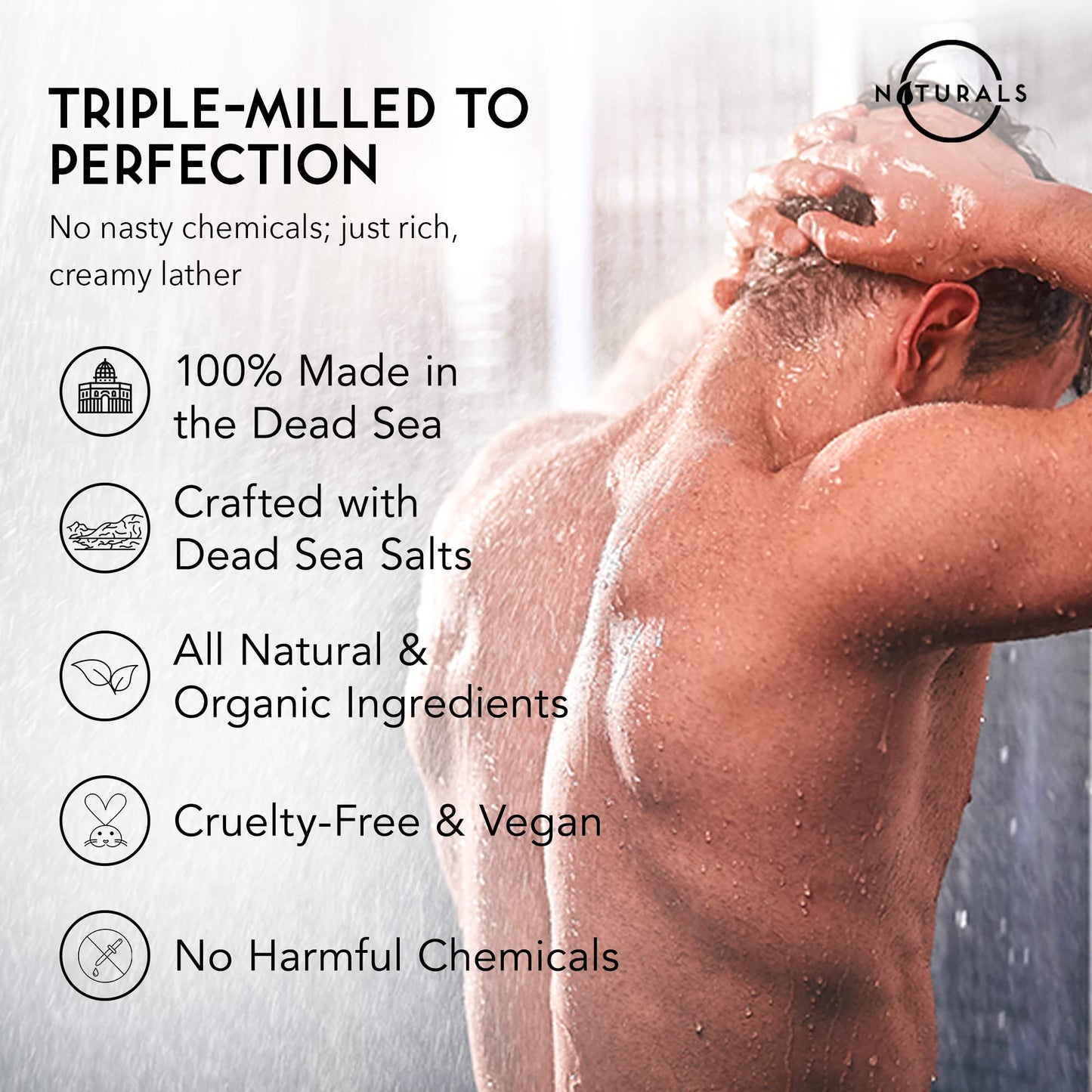 O NATURALS 100% Natural Bar Soap - Gift Set - Organic Ingredients & Essential Oils - Spa Gifts for Women & Men, Body Wash & Face Soap - 10PC Natural Soap Gift Set