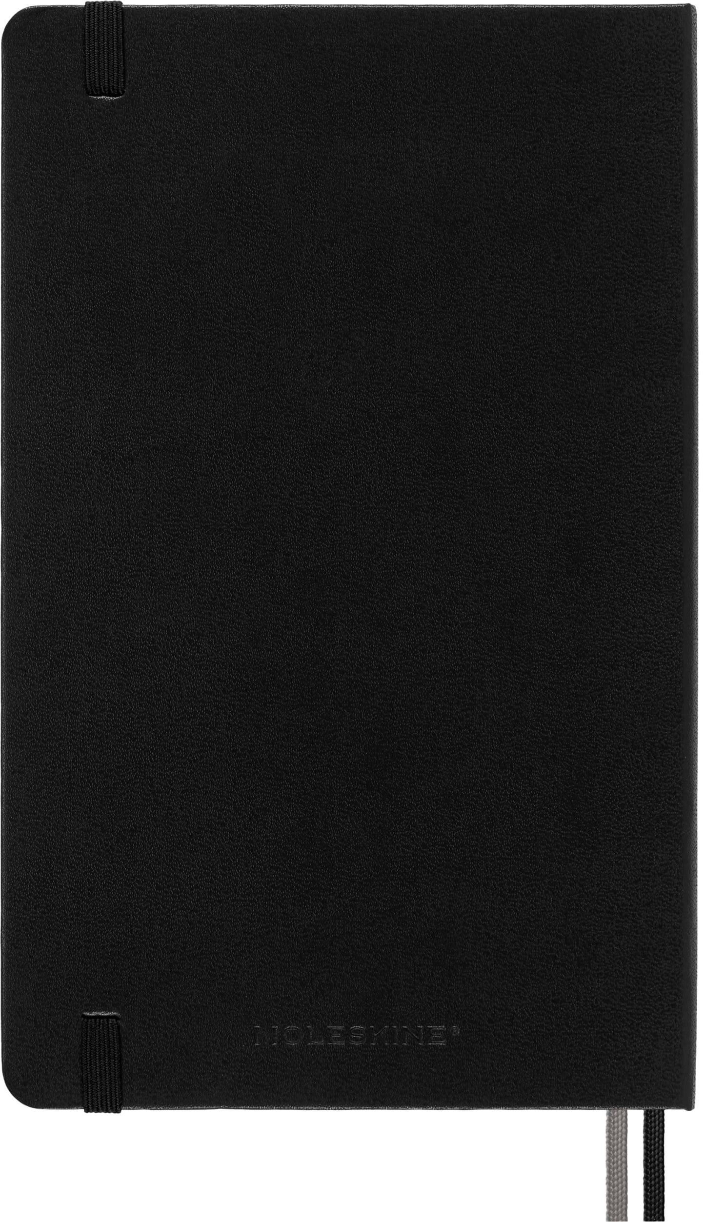 Moleskine Classic Expanded Notebook, Hard Cover, Large (5" x 8.25") Plain/Blank, Black, 400 Pages