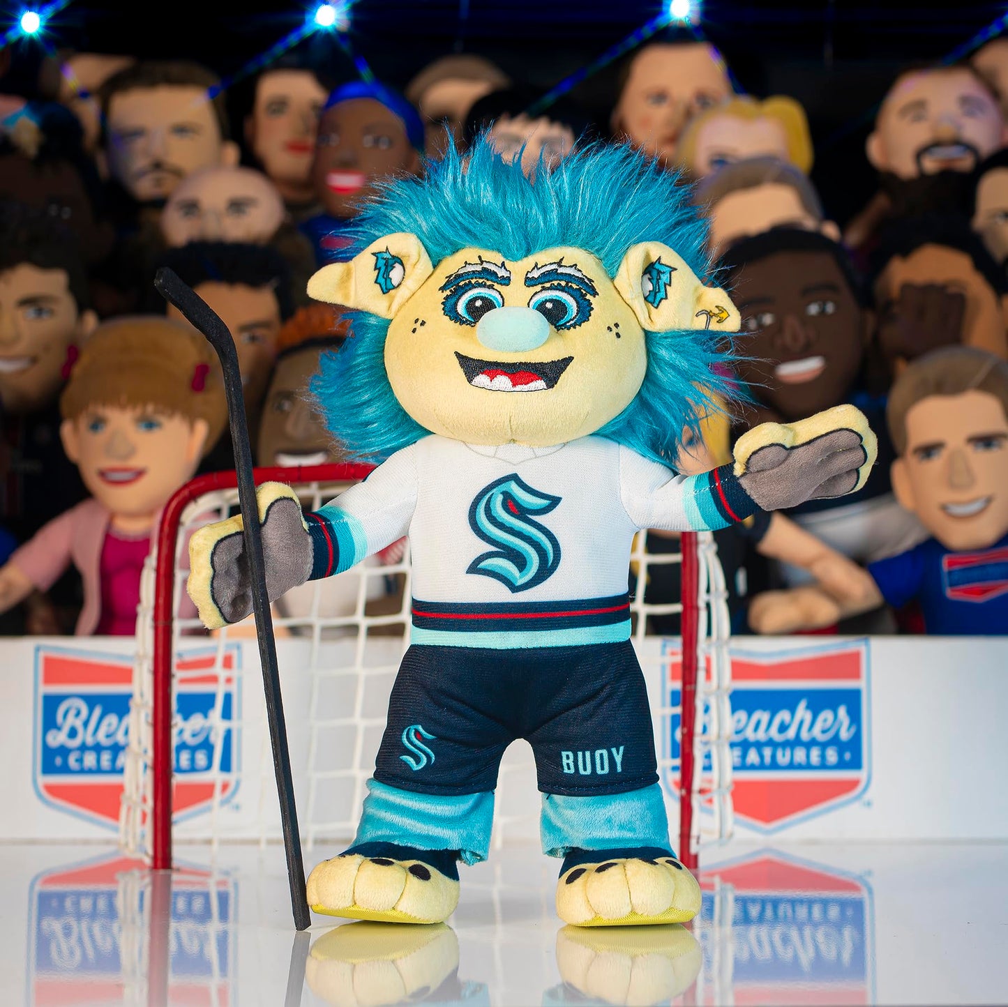 Bleacher Creatures Seattle Kraken Buoy 10" Mascot Plush Figure- A Mascot for Play or Display