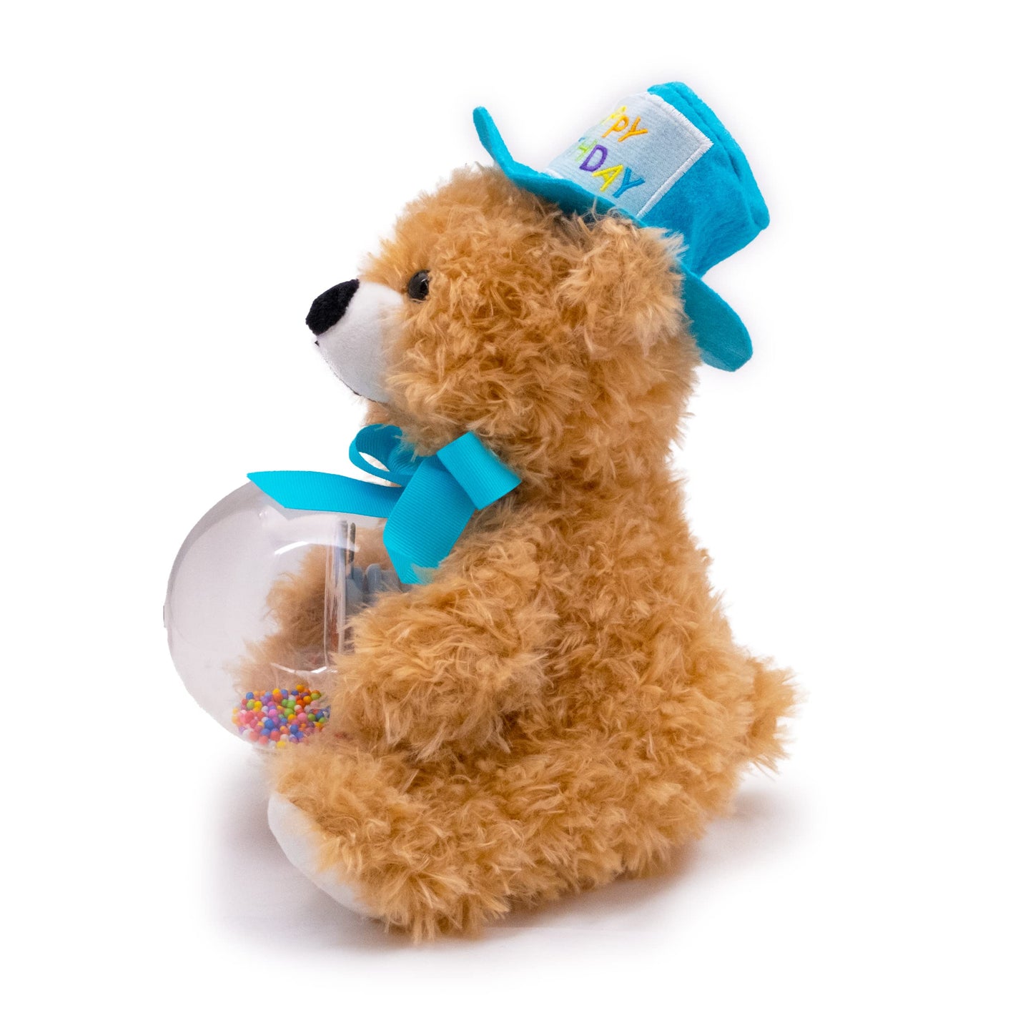 Cuddle Barn - Birthday Buddy Benson | Animated Stuffed Animal Teddy Bear Plush Toy Lights Up and Bops to Happy Birthday, 13"