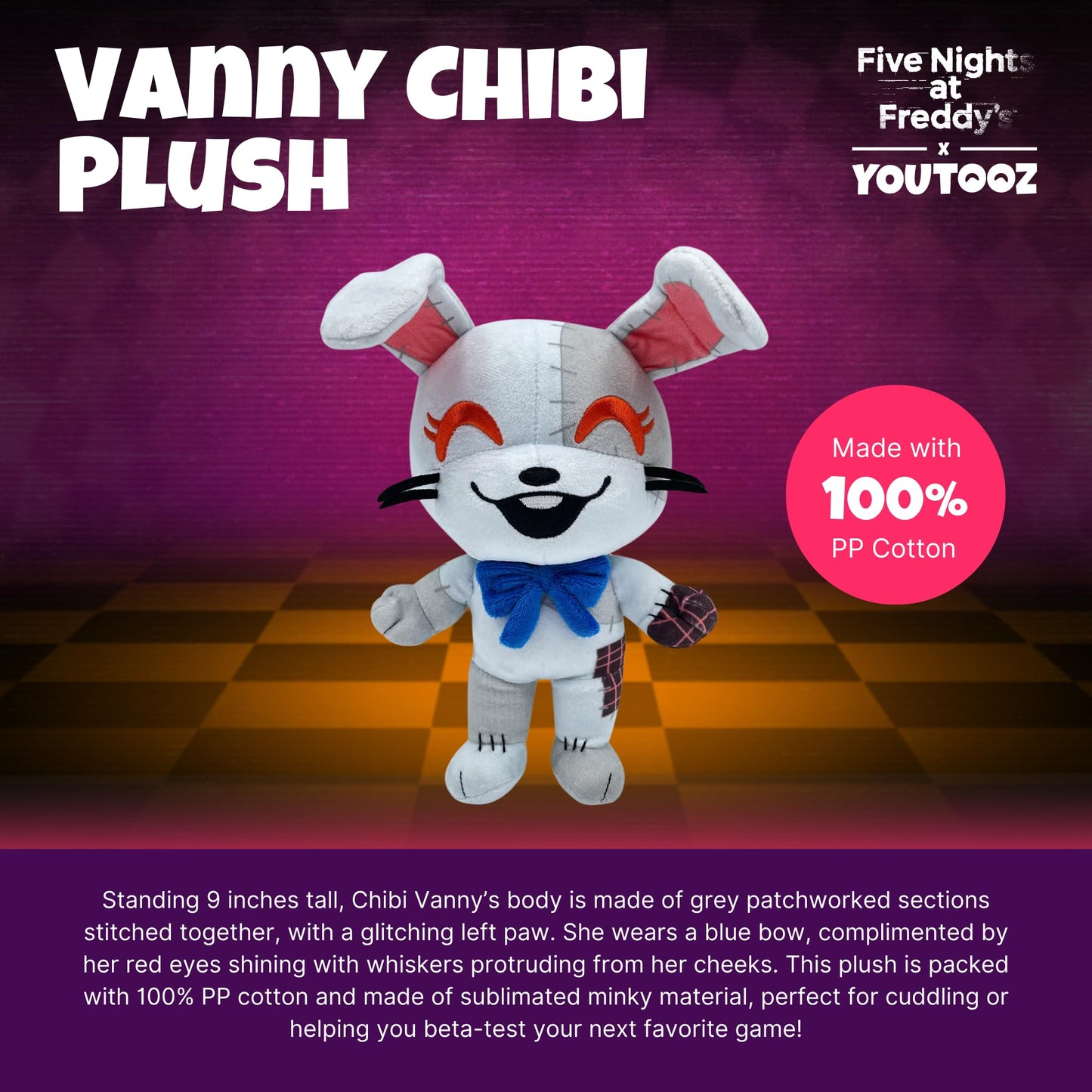 Youtooz Vanny Chibi Plush (9IN), Glitch