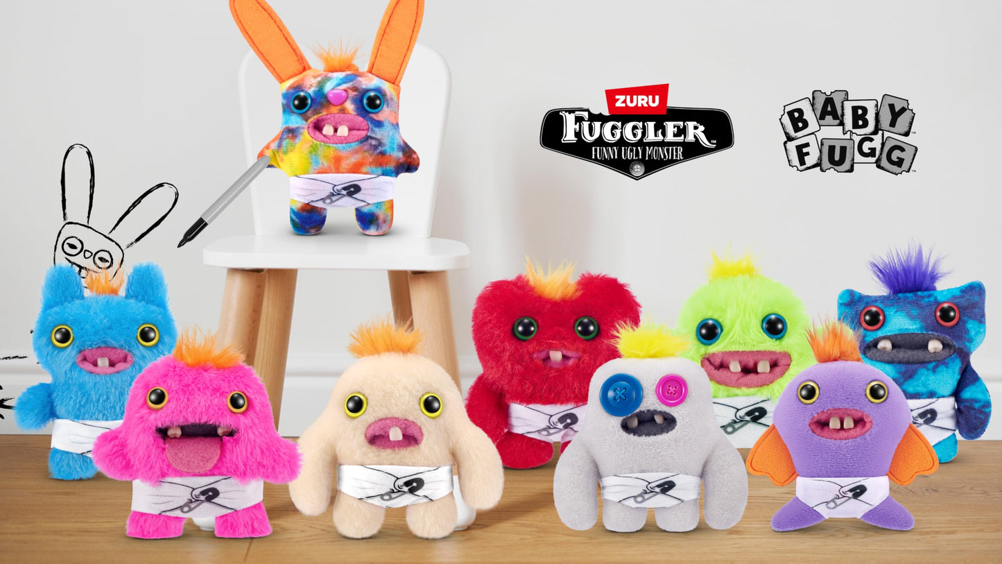Fuggler-Baby FUGGS 3.5"-Series 3-3PK Plush-Mail BOX-3PK in A Mail Box
