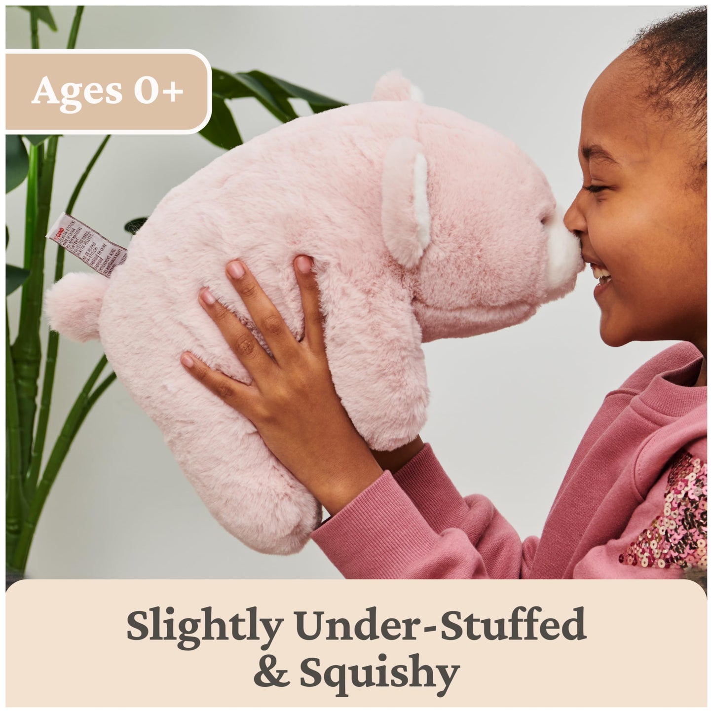 GUND Original Snuffles Teddy Bear, Premium Stuffed Animal for Ages 1 and Up, Pink, 10”