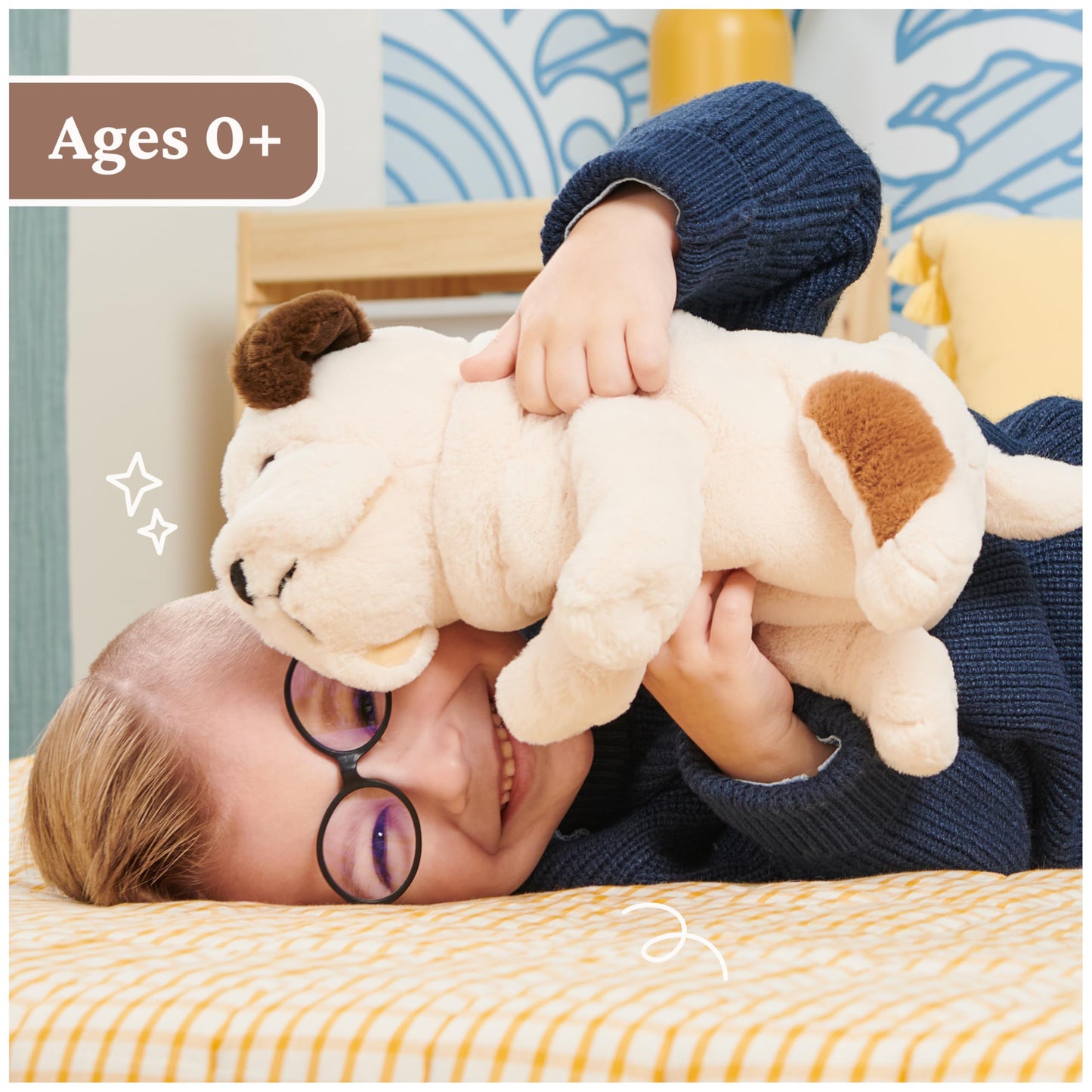 GUND Toast Bulldog Puppy Plush, Stuffed Animal Dog for Ages 1 and Up, 10”, Brown/White