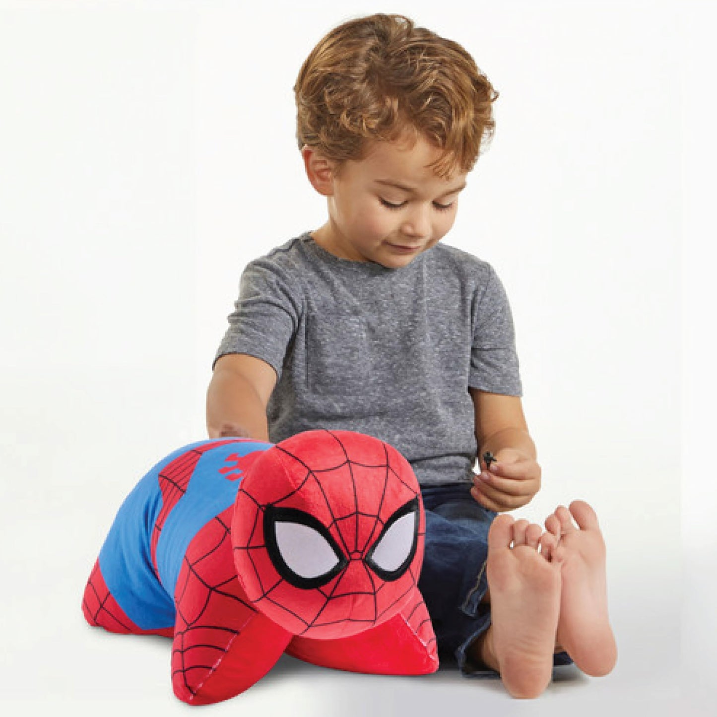 Pillow Pets 16” Spider-Man Plush Toy - Marvel Disney Stuffed Animal