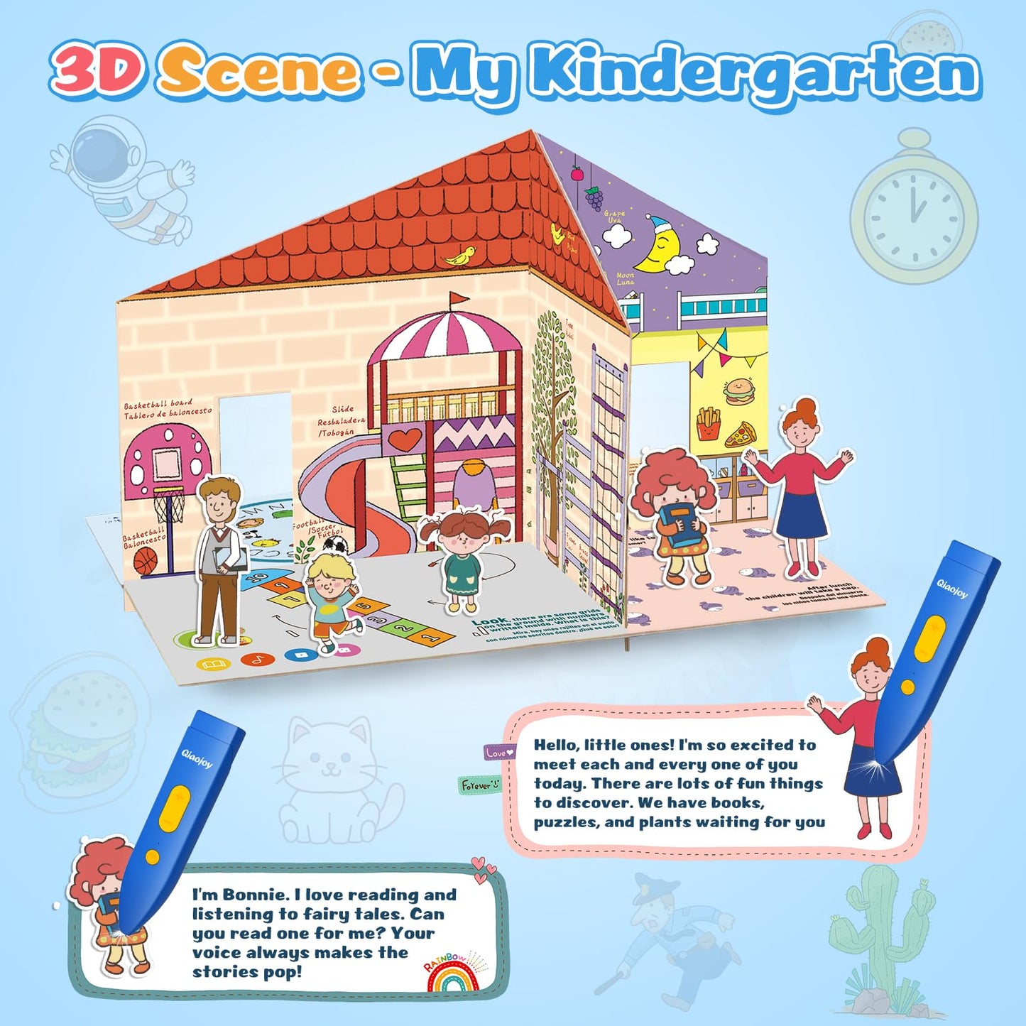Qiaojoy Search and Find Book for Kids 2