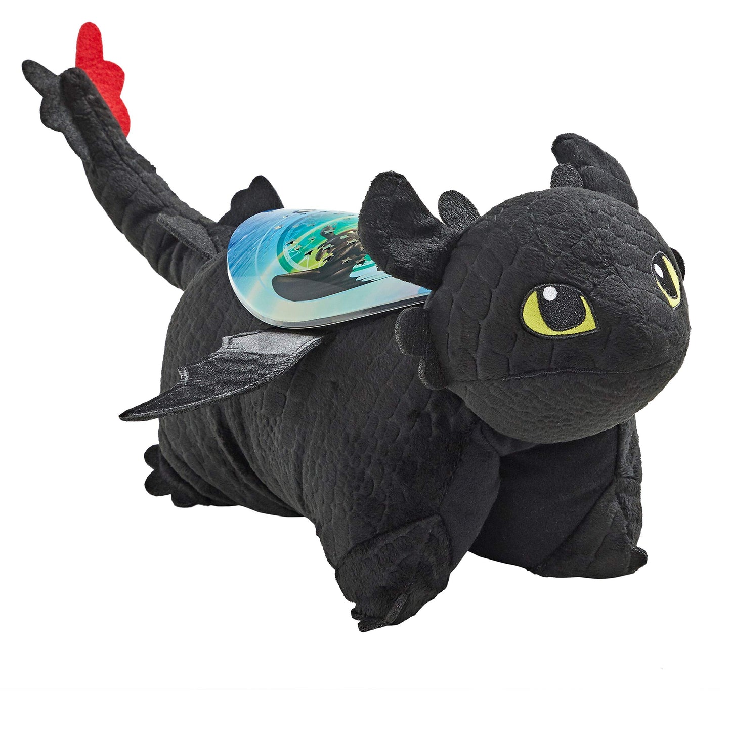 Pillow Pets How to Train Your Dragon Toothless Sleeptime Lite, 11" NBC Universal Stuffed Animal Nightlight