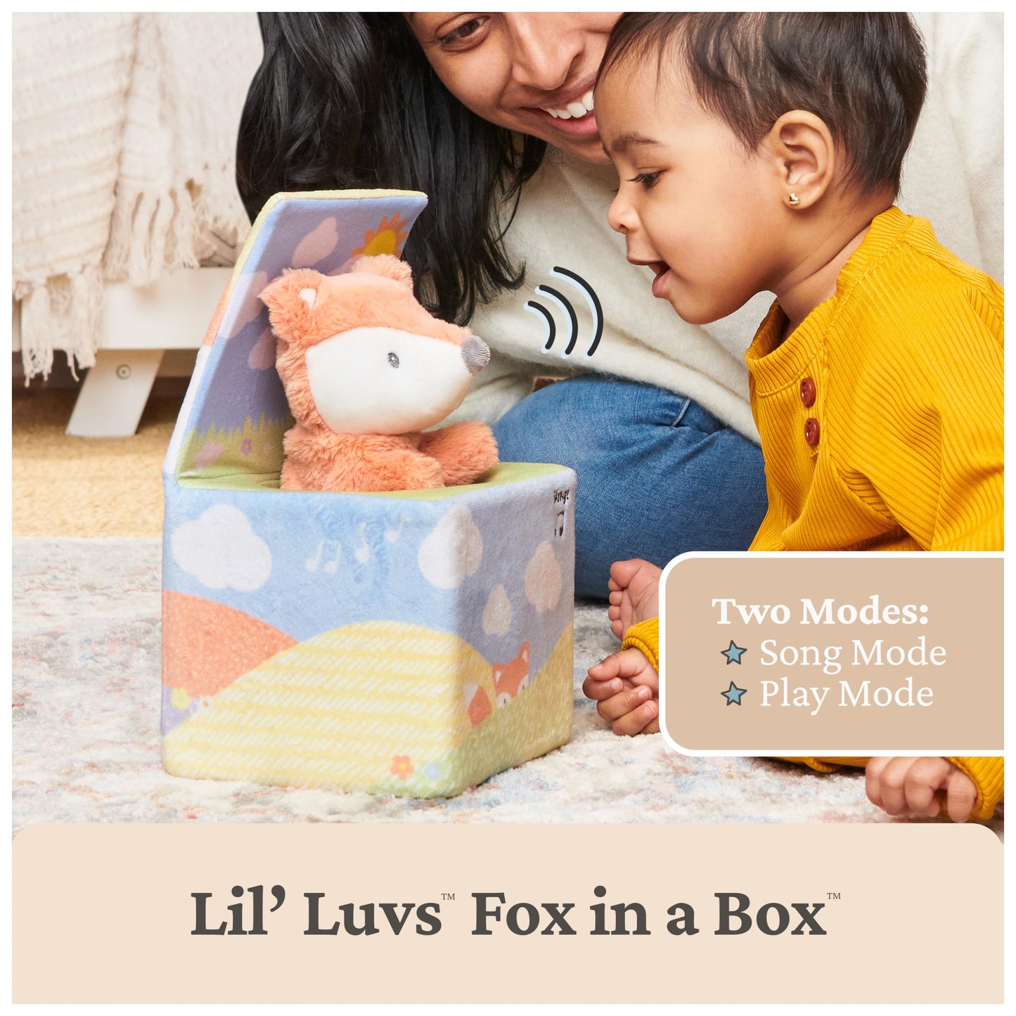 Baby GUND Fox in a Box, Animated Plush Activity Toy for Babies and Infants, Ages 0 and Up, Multicolor