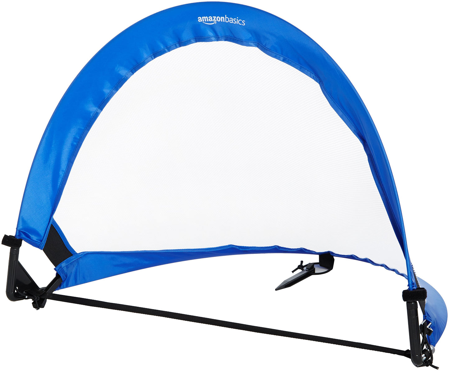 Amazon Basics Portable Pop Up Soccer Goal Set, 2.5 Feet, Blue