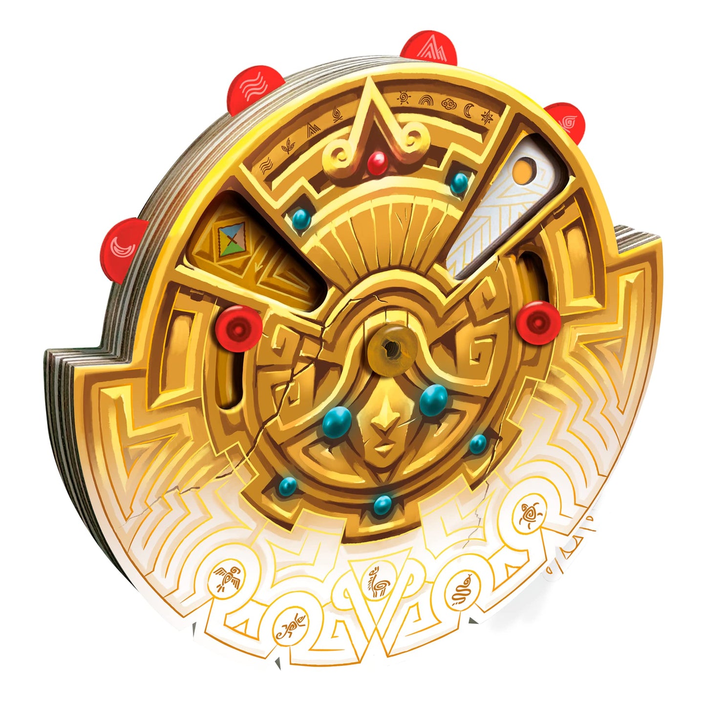 Sit Down! Tiwanaku - Sit Down! Strategy Board Game, Deduction Exploration Optimization, Pachamama Mother Earth Wheel, Play Solo Mode Or with Up to 4 Players, 30-60 Minute Play Time, for Ages 14+
