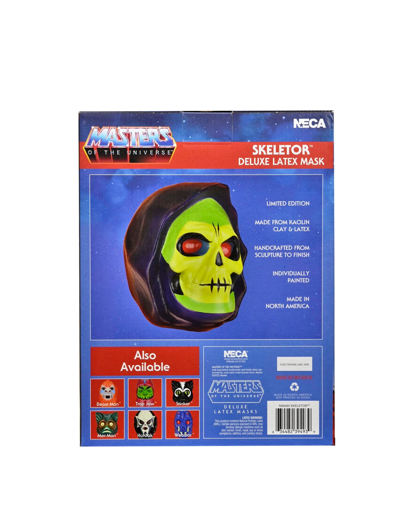 NECA - Skeletor Latex Mask - Masters of the Universe (Classic)