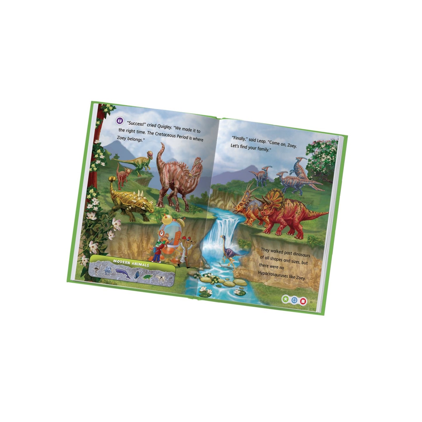 LeapFrog LeapReader Book: Leap and The Lost Dinosaur (Works with Tag)