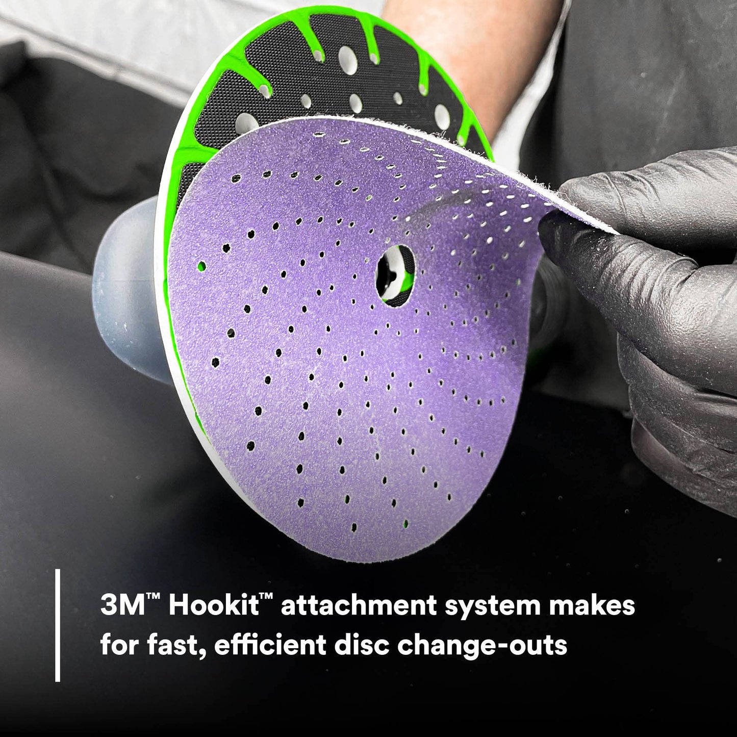 3M Cubitron II Hookit Purple Clean Sanding Abrasive Disc 31487, 6 in, 800+ Grade, Pack of 50 Discs, Virtually Dust-Free, High Performance, Long Lasting, Multi-Hole Pattern, for Automotive Sanding