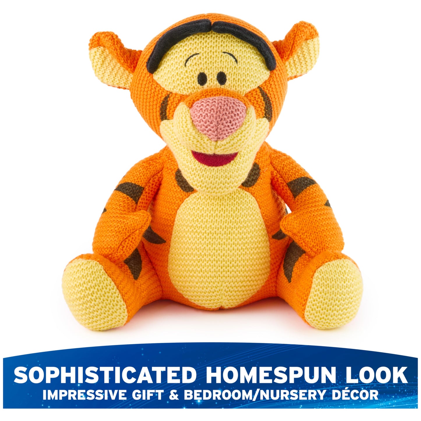 GUND Disney Official Tigger Knit Plush, Winnie The Pooh, Stuffed Animal for Ages 1 and Up, Orange, 10”