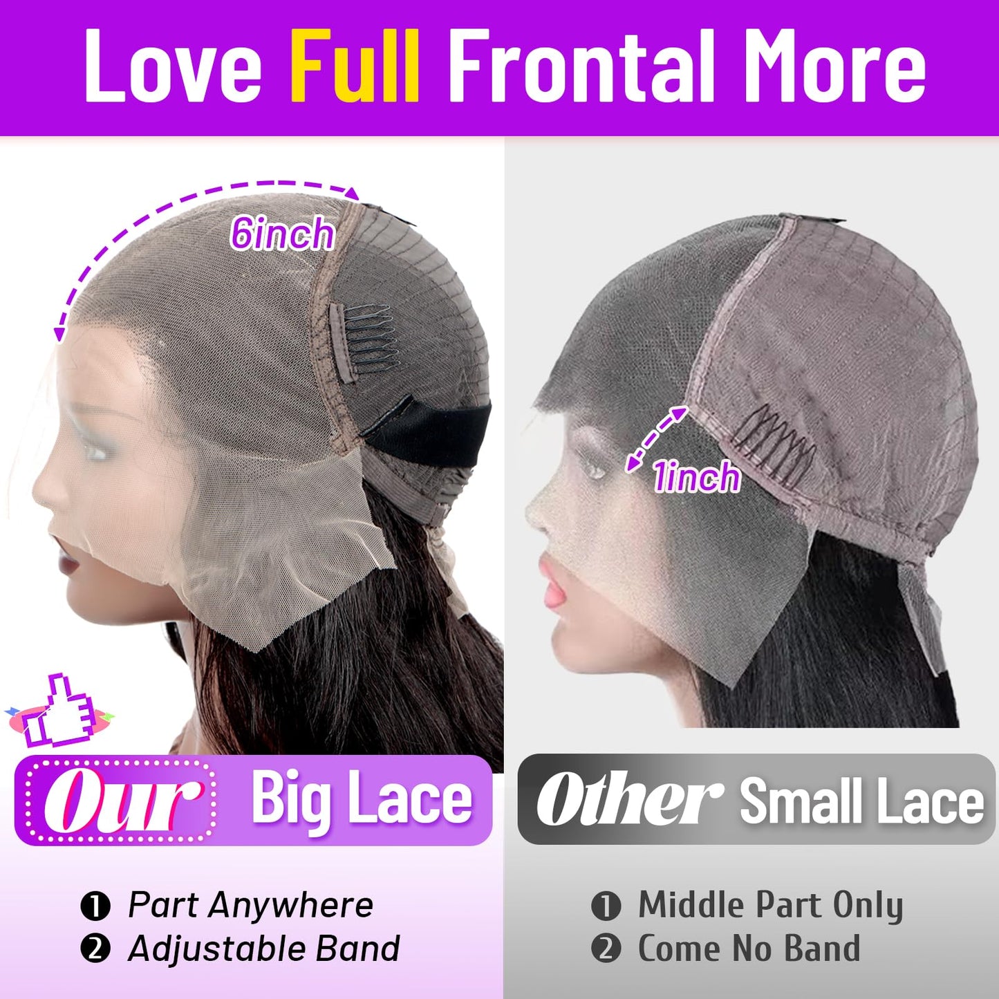 13x6 HD Lace Front Wigs Human Hair Pre Plucked 13x6 Body Wave Lace Front Wigs Human Hair with Baby Hair Brazilian Full Lace Frontal Wig 13x6 Body Wave Wig for Women 180% Density Natural Black 22 Inch