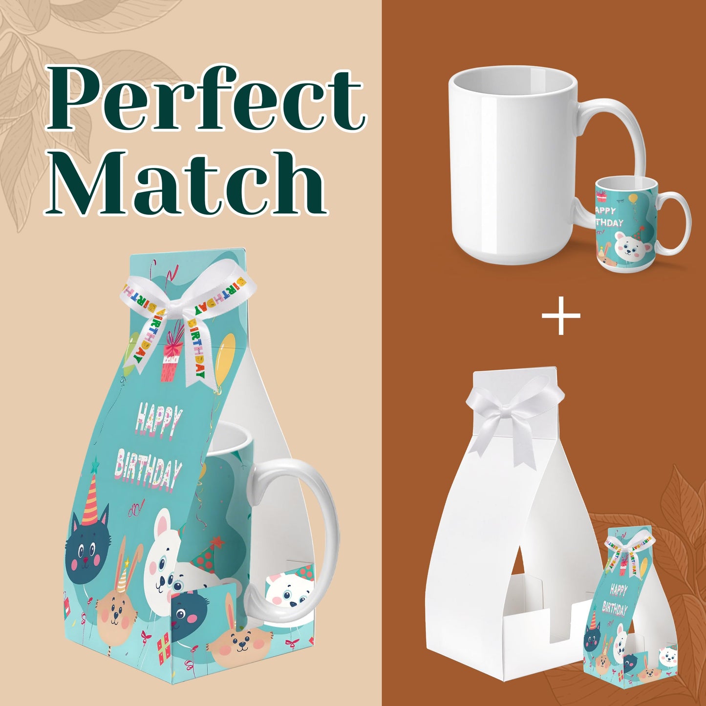 Joyclub Graduation Gifts 12 Set Sublimation Mugs Blank 15 oz Coffee Mugs Bulk White Ceramic Cups with Handle Tazas Para Sublimar for Coffee Latte Tea Milk Soup DIY Gifts