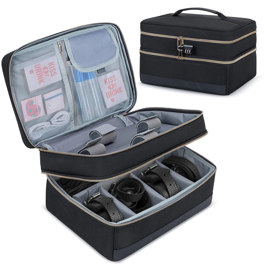 Damero Discreet Bag for Toys, Discreet Lockable Toy Storage Bag, Private Toy Storage Bag Box for Women and Men, Patent Pending