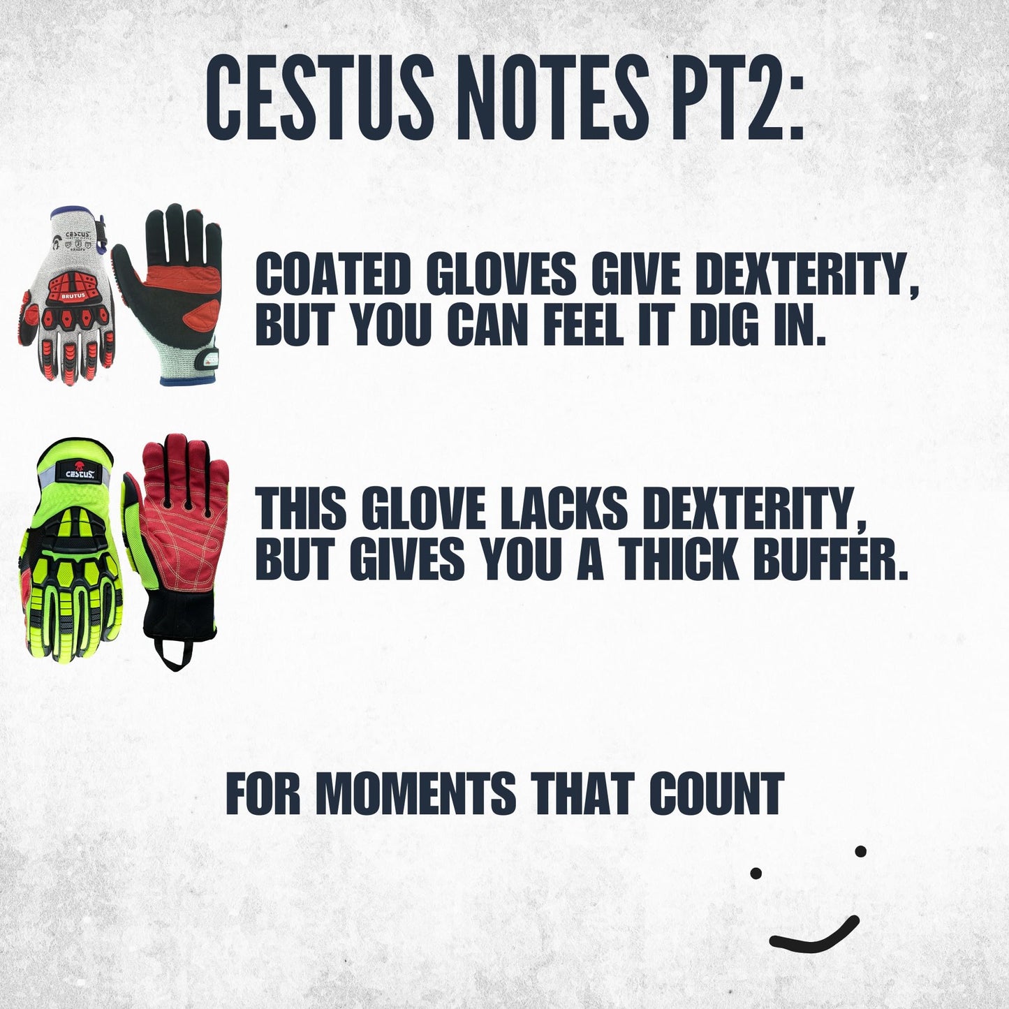 Cestus Deep III Pro, Heavy Duty Extrication Gloves, ANSI A7 Cut Resistant Impact Gloves for Construction Demolition Recycling (Large)