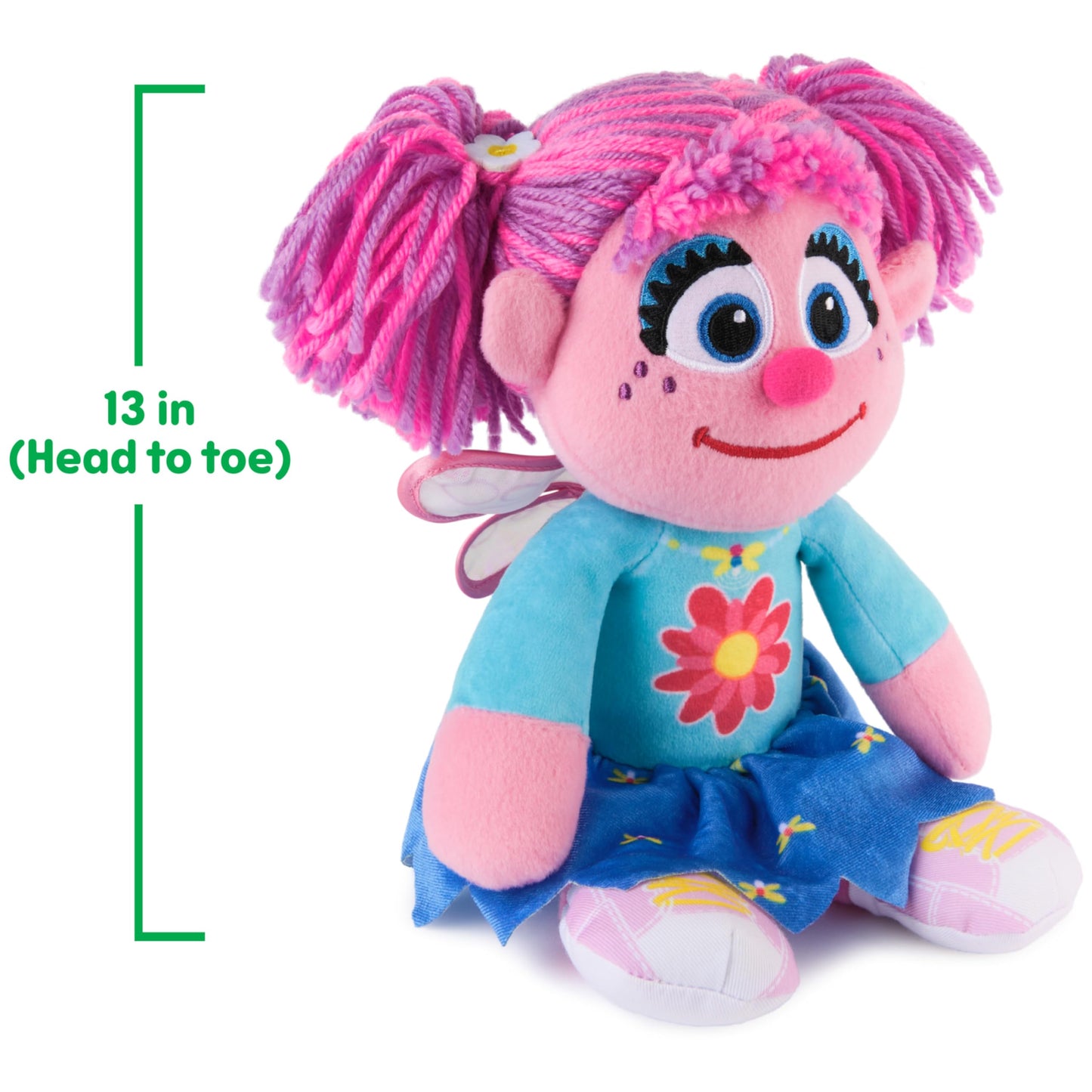 GUND Sesame Street Official Abby Cadabby Take Along Buddy Plush, Plush Muppet, Premium Plush Toy for Ages 1 & Up, Pink, 13”