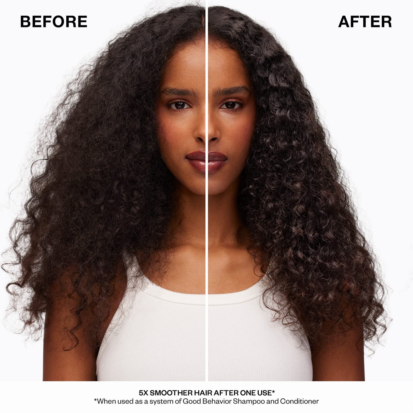 IGK GOOD BEHAVIOR Ultra Smooth Shampoo Liter | Frizz Control + Hydrates + Shine | Vegan + Cruelty Free | 33.8 Oz