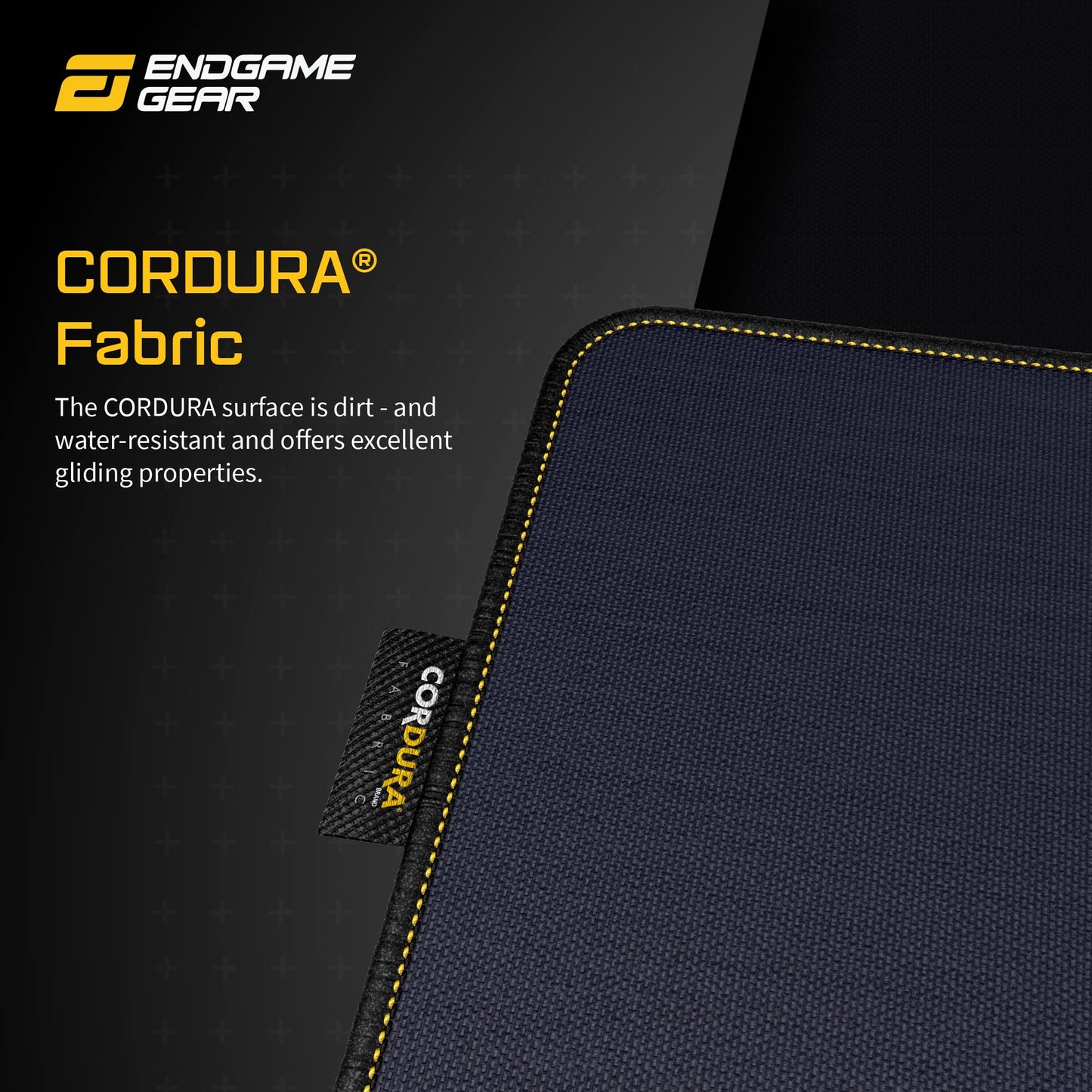 ENDGAME GEAR MPC 1200 Cordura Gaming Mouse Pad, Nonslip Desk Pad, Size 47.2" x 23.6", Dark Blue