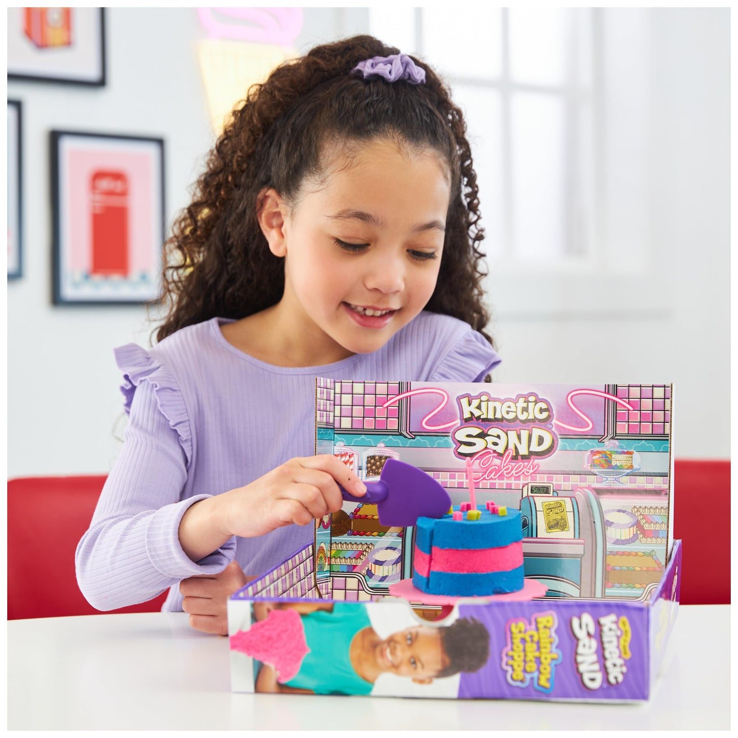 Kinetic Sand, Rainbow Cake Shoppe Playset