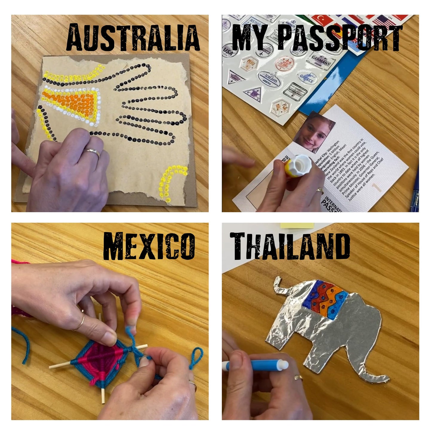 My World Advent Calendar 2025 - visit 24 countries, explore different cultures, create original Arts & Crafts from each country! Ages 9+ Includes a Printed Guide. Ages 9+