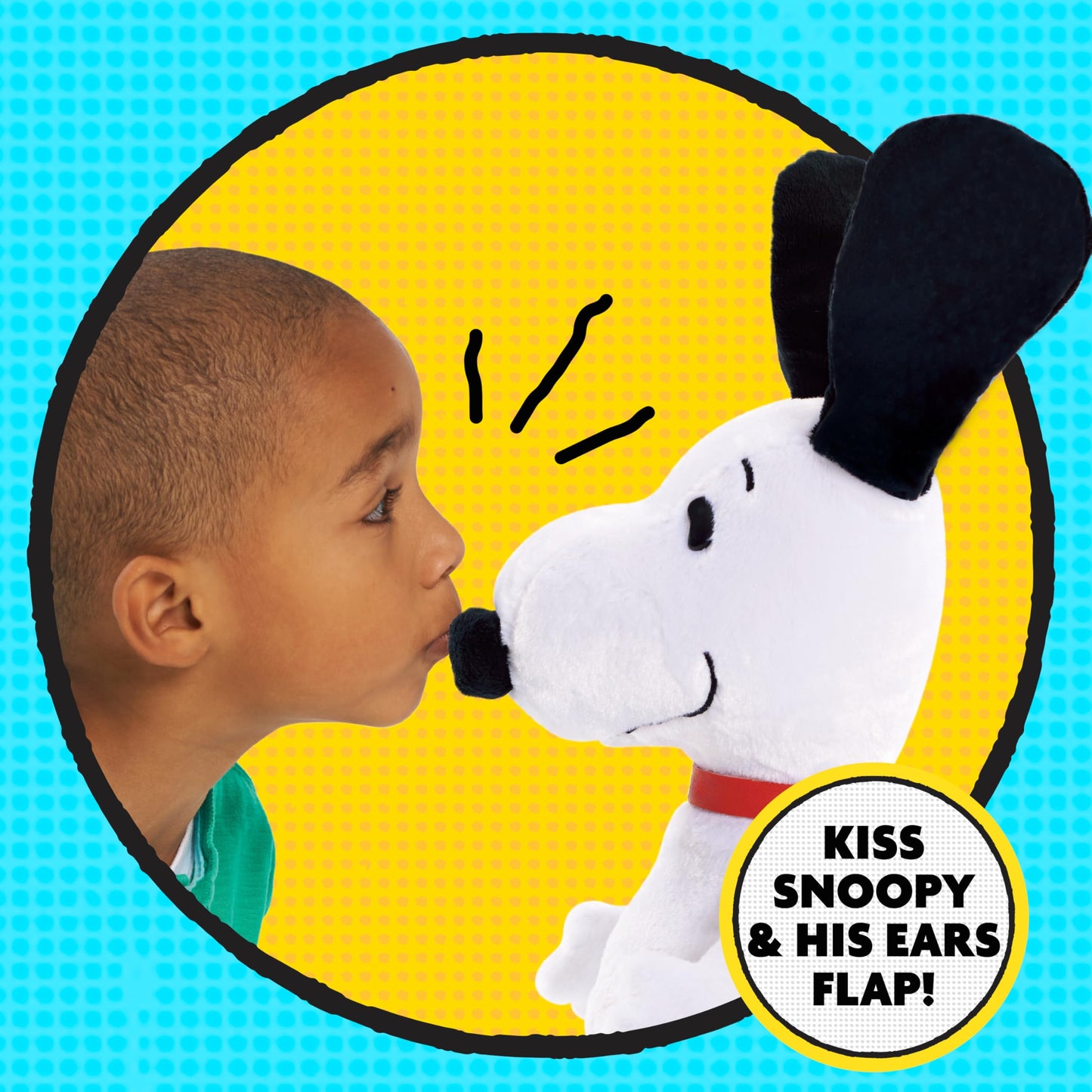 Just Play Peanuts Happy Dance Snoopy Plush, Kids Toys for Ages 3 Up