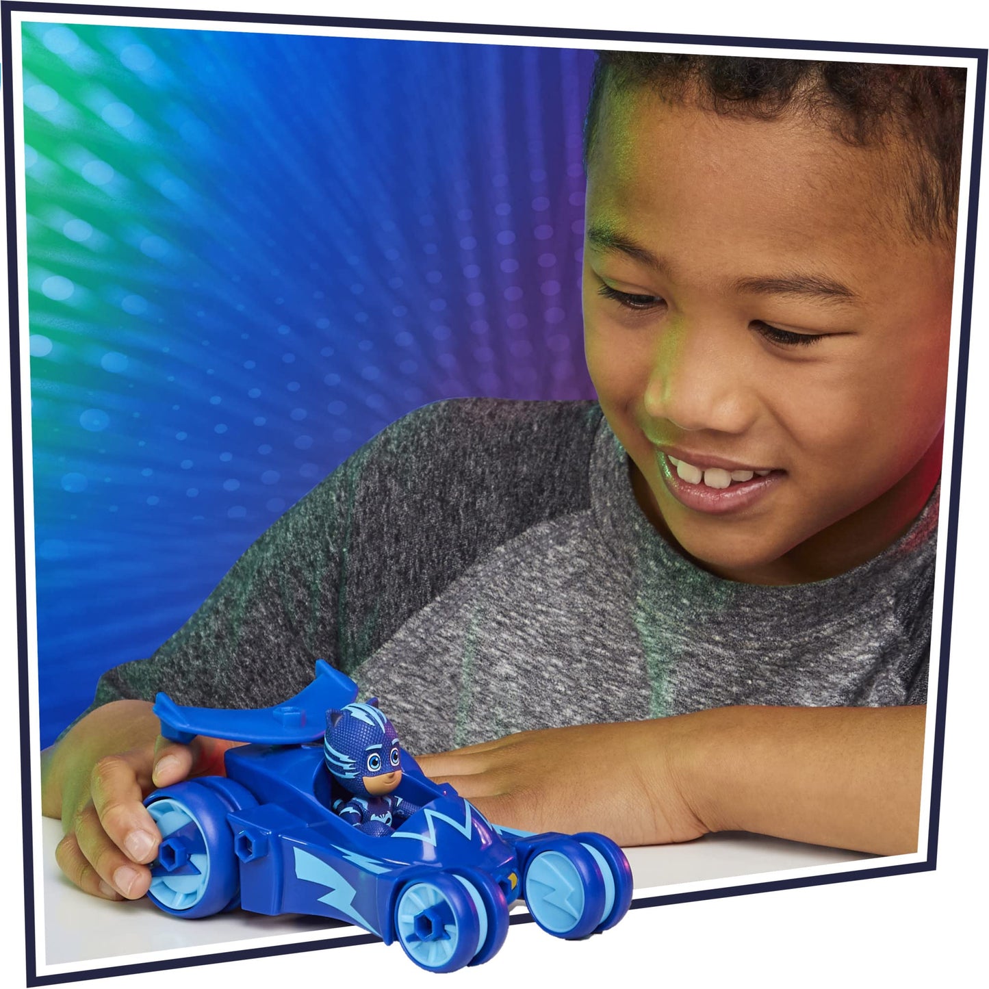 PJ Masks Catboy Power Pack Preschool Toy Set with 2 PJ-Masks-Action-Figures, Vehicle, Wristband, and-Costume-Mask for Kids Ages 3 and Up