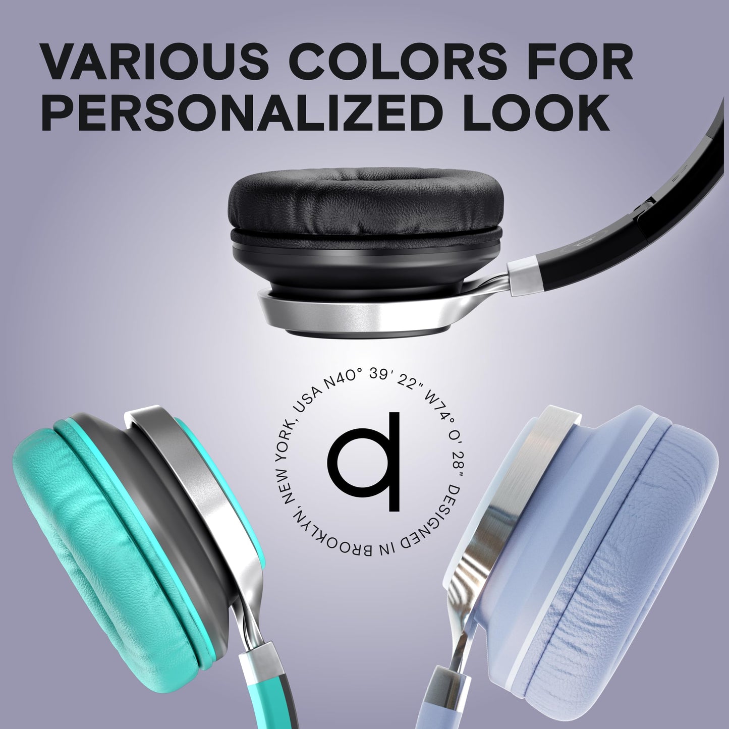 Artix CL750 Wired Headphones with Mic & Volume Control — Noise Isolating Computer Headphones Wired, On-Ear Headphones with Wire, Plug In Headphones for Laptop, Corded Headphone Over Ear Aux Jack 3.5mm