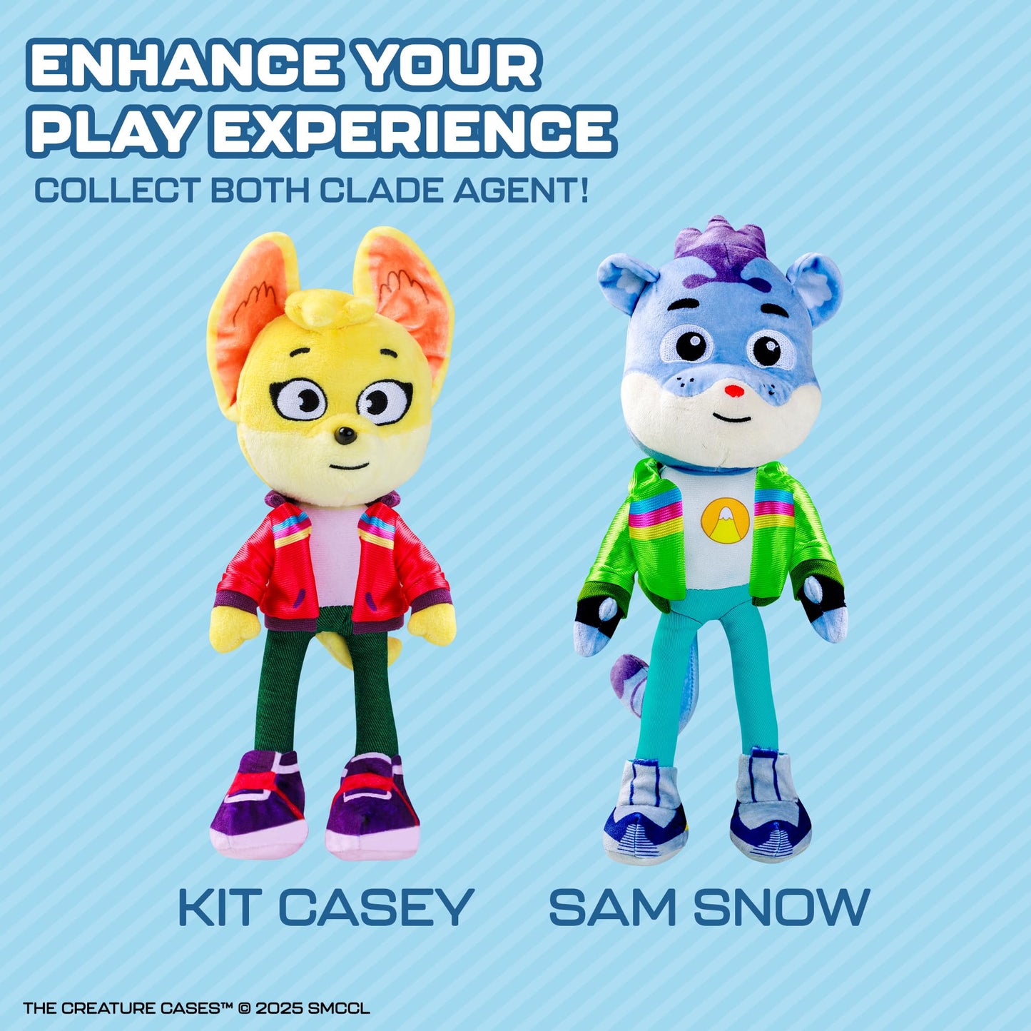 The Creature Cases 16-Inch Feature Plush – Kit Casey Musical Backpack Deluxe Cuddle Toy with Sound Effects, Soft Fabric, and Collectible Design by PMI Toys (Kit Casey)