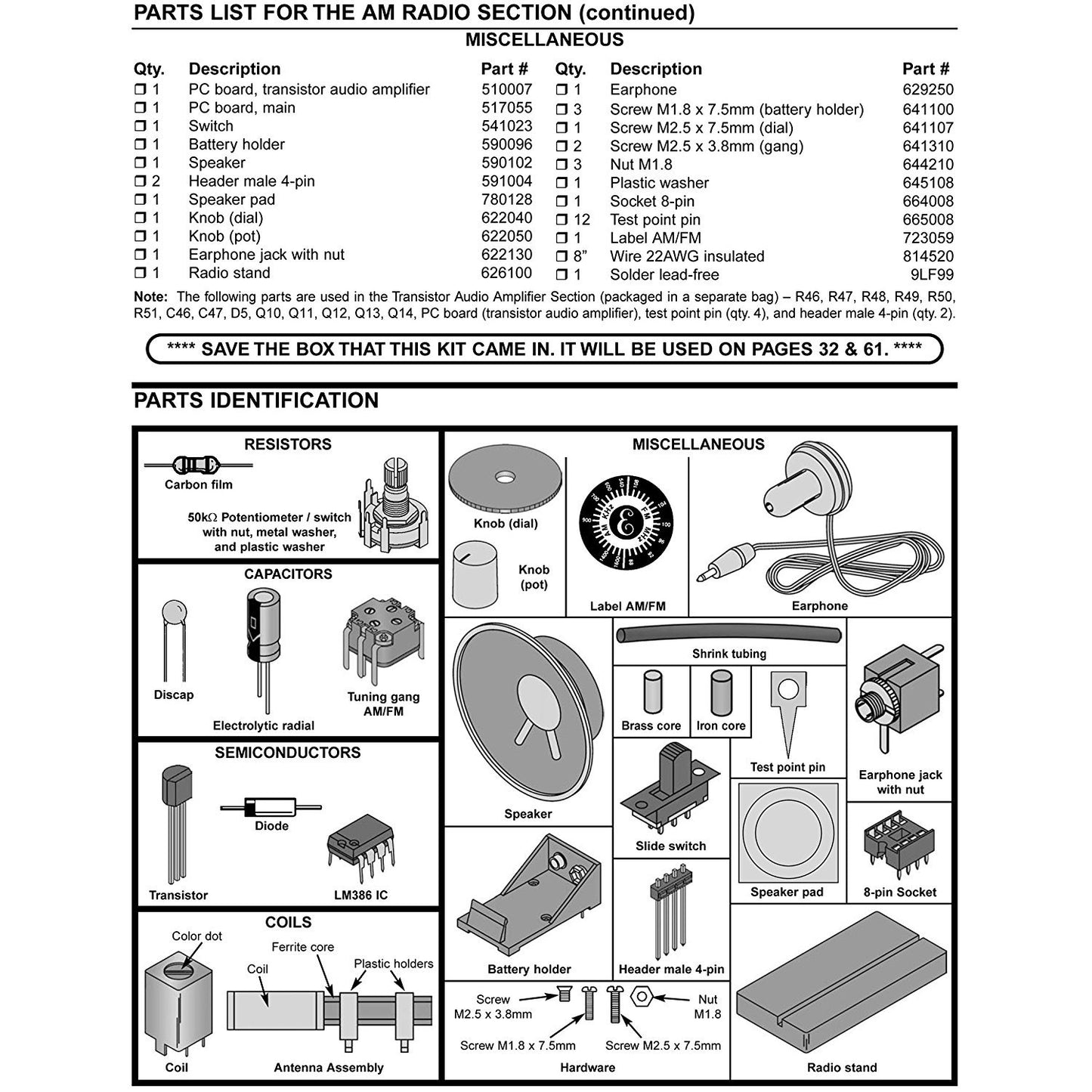 Elenco AM/FM Radio Kit |Switch Between ICs & Transistors | Solder | Great STEM Project | Superheterodyne Designed to AM and FM Broadcasts | SOLDERING REQUIRED