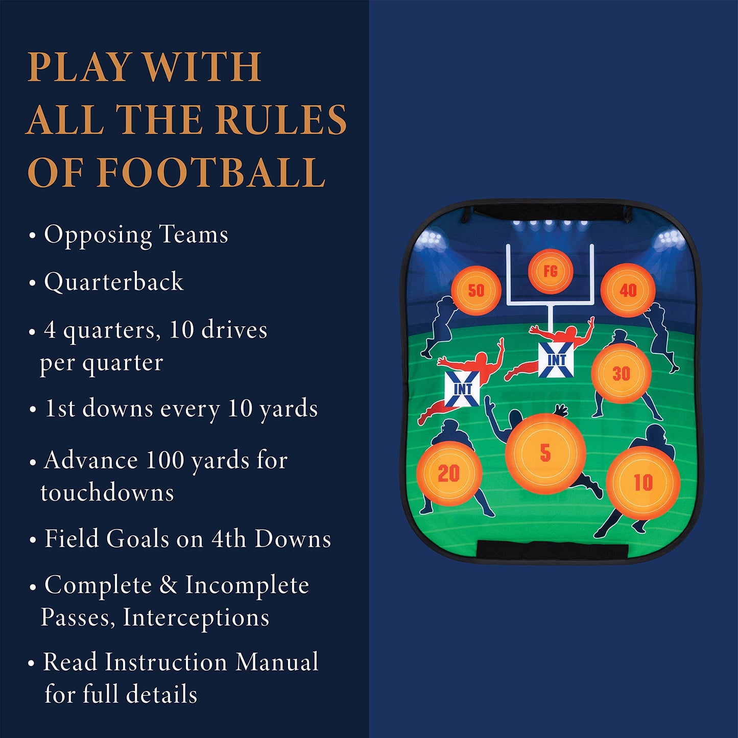 GUD Baseball, Football & Darts Games, Baseball Sports Gifts for Kids Teens Adults, Baseball Target Baseball Party Toy Game, Tailgating Indoor Outdoor Fun Games