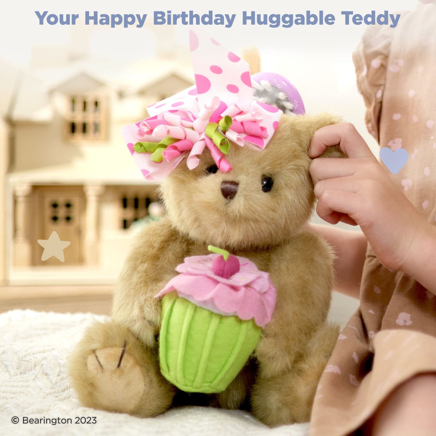 Bearington Sicky Vicky Get Well Soon Stuffed Animal Teddy Bear 10"