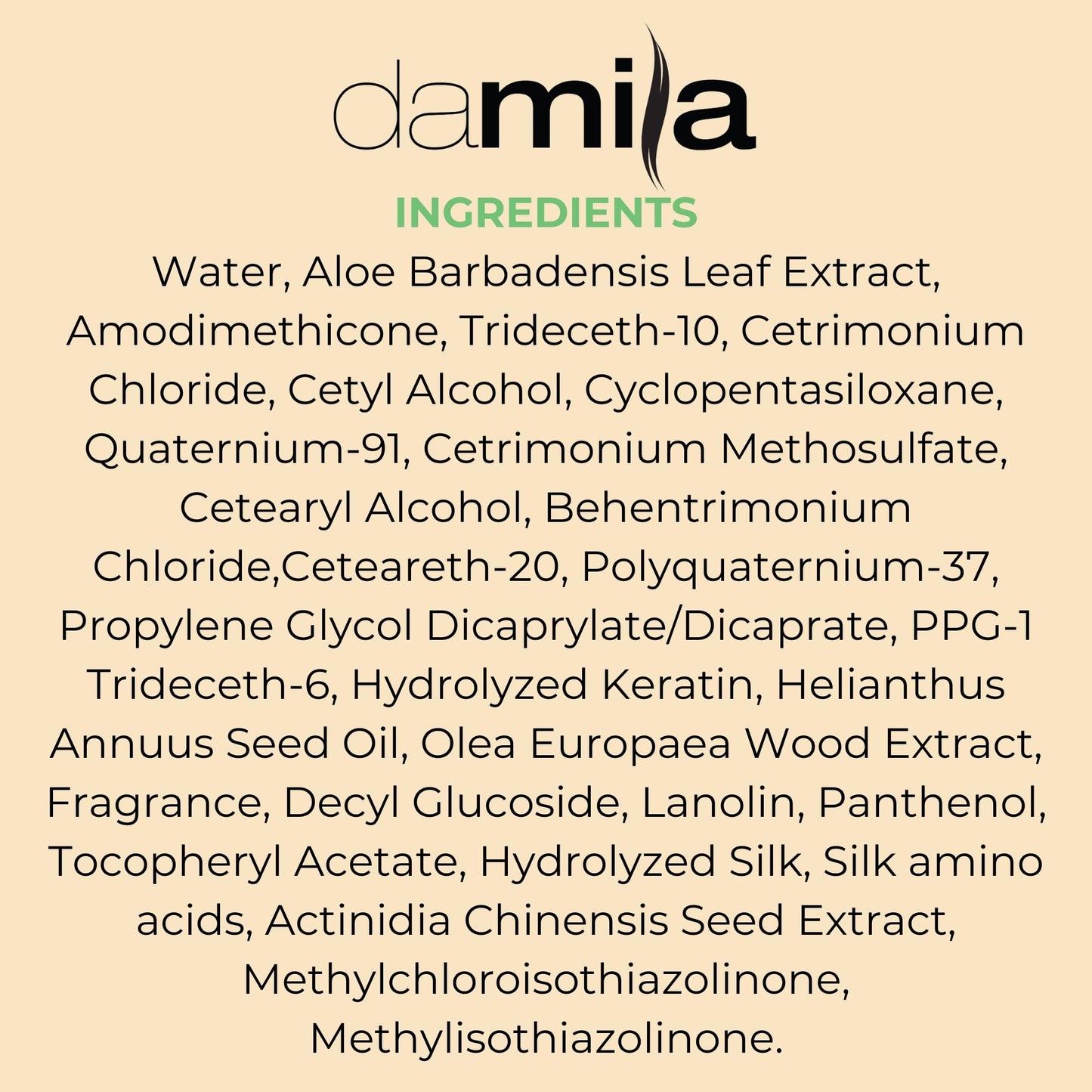 Damila Salt & Sulfate Free Shampoo & Conditioner for Keratin and Color Treated Hair - Professional Keratin Value Pack for Damaged, Frizzy, Curly, Dry & Thin Hair - Shampoo Sin Sal - 33.8 Fl Oz