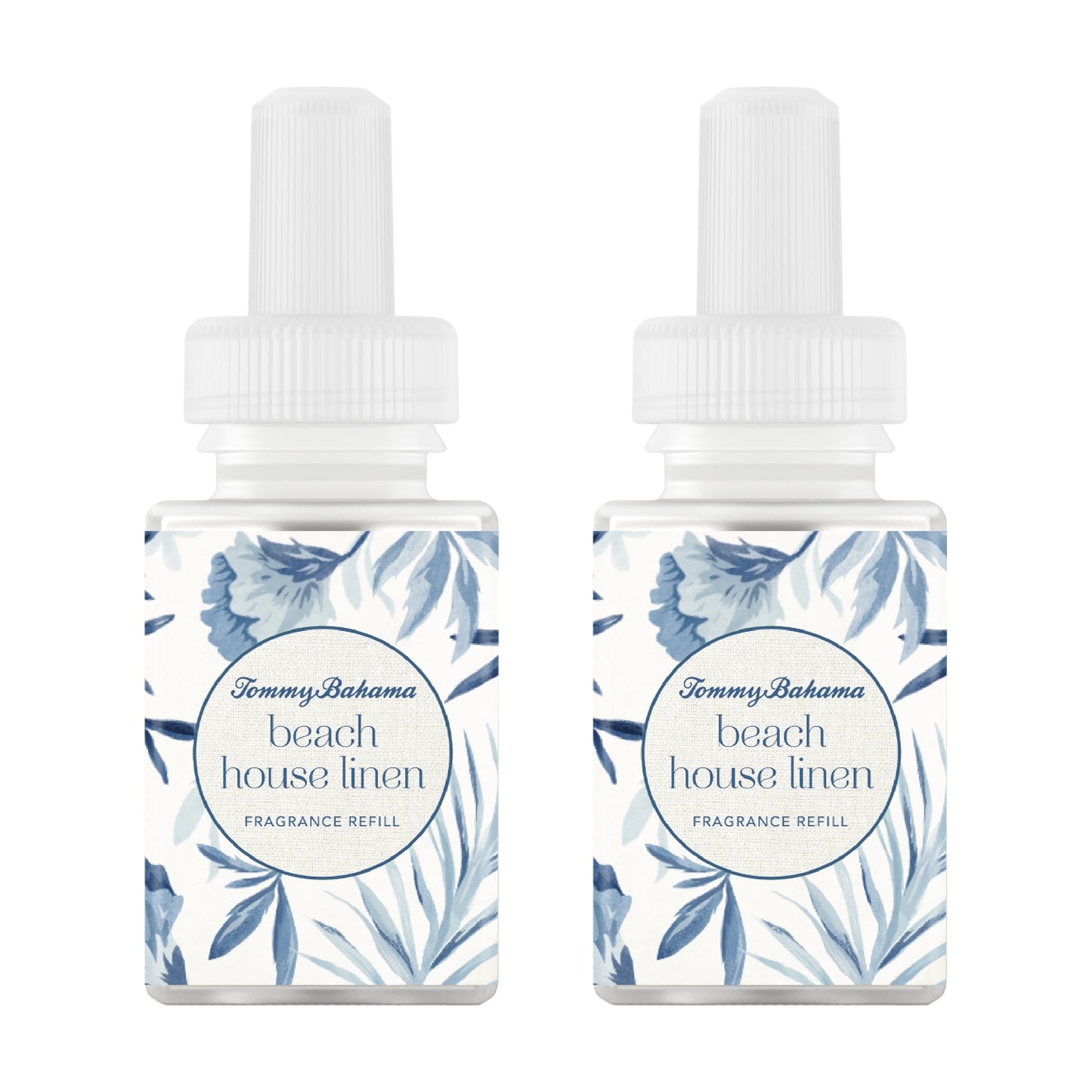 Pura & Tommy Bahama Home Scent Refill - Smart Home Air Diffuser - Premium Fragrance in Every Refill - Household Essential - Diffuser Fragrance - 2 Pack, Beach House Linen