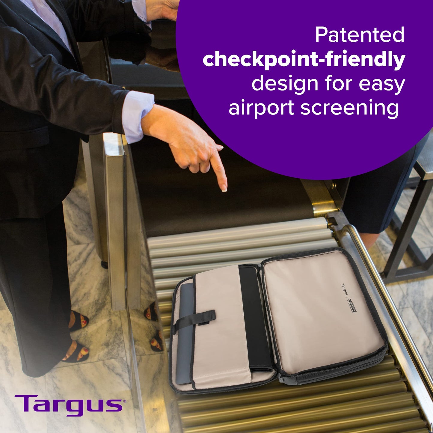 Targus Mobile Elite Checkpoint-Friendly Topload for 15.4-Inch Laptop Bag, Black (TBT045US)