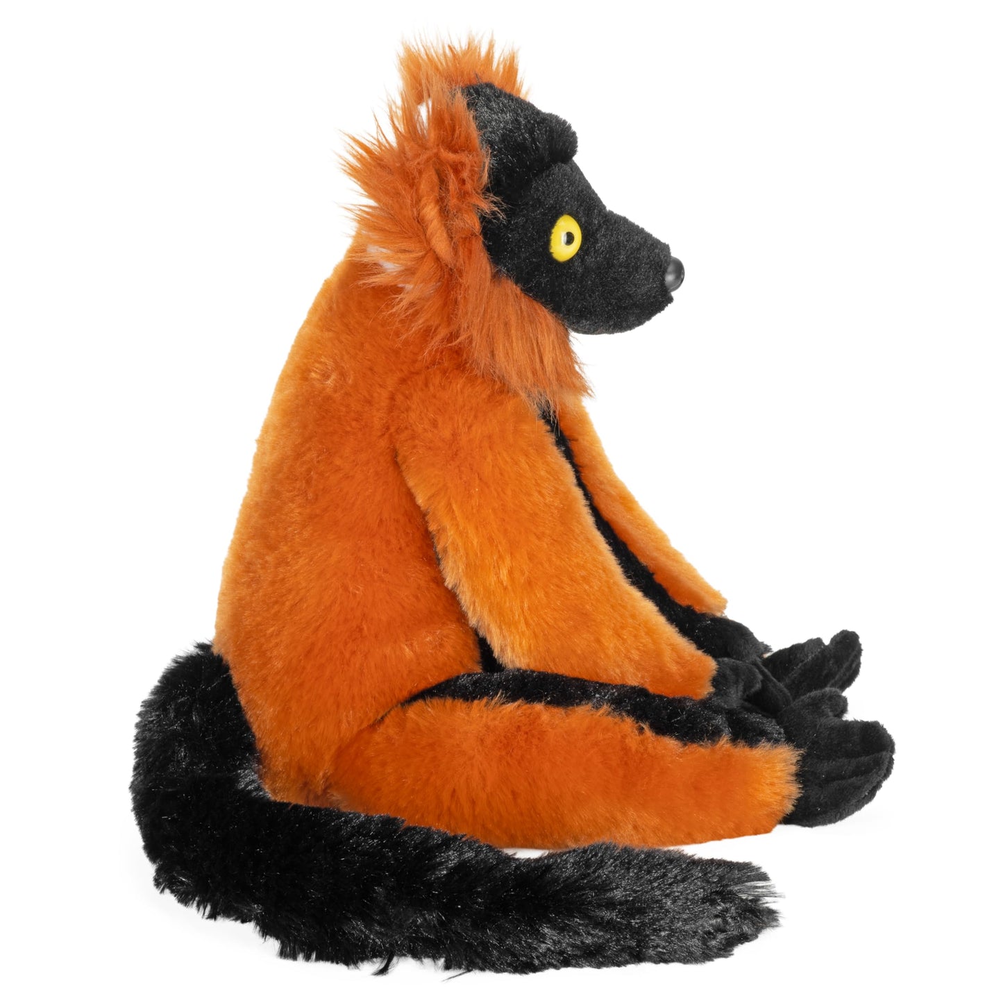 Wild Republic Red Ruffed Lemur Plush, Stuffed Animal, Plush Toy, Gifts for Kids, Cuddlekins 12 Inches