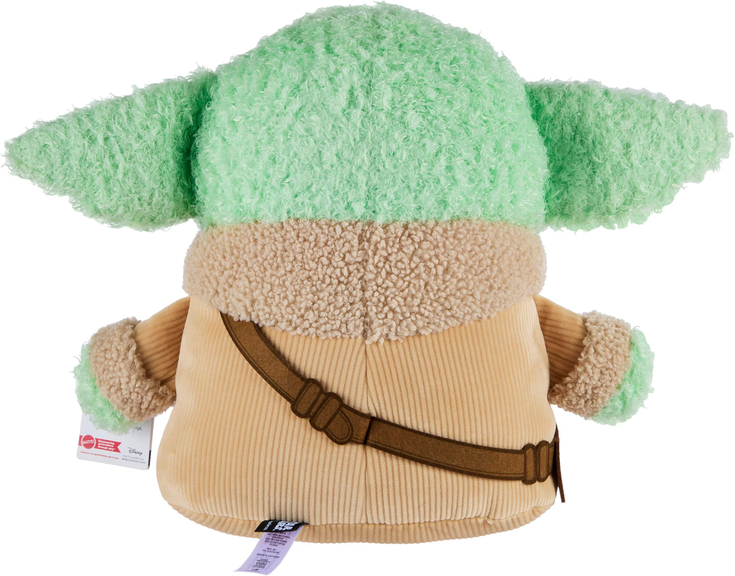 Mattel Star Wars the Mandalorian & Grogu Movie Grogu 12-inch Tall Plush with Embroidered Rondel Design on Chest Fuzzy Multi-Textured Soft Plush Stylized Collectible