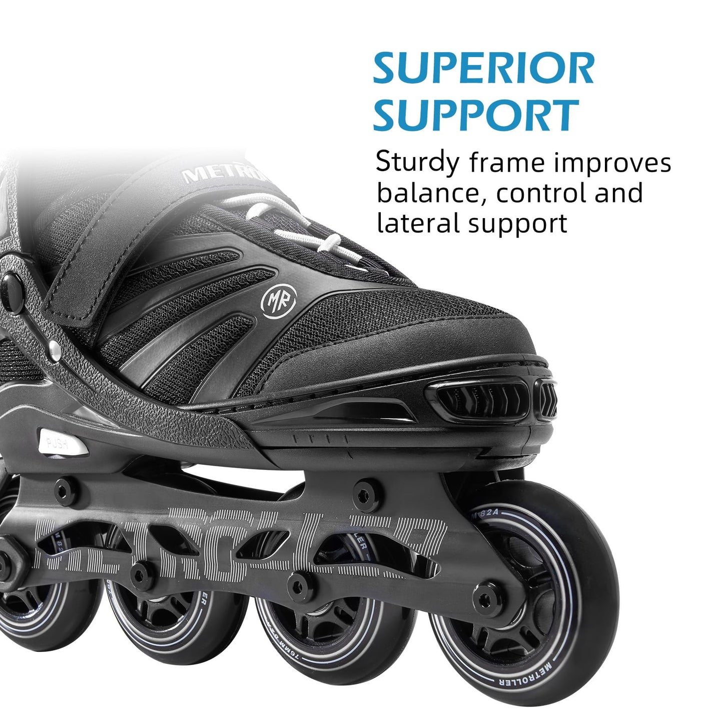 METROLLER Women Inline Skates Men Skates for Adult Female Male Adjustable Inline Skates for Teens Boys and Girls.