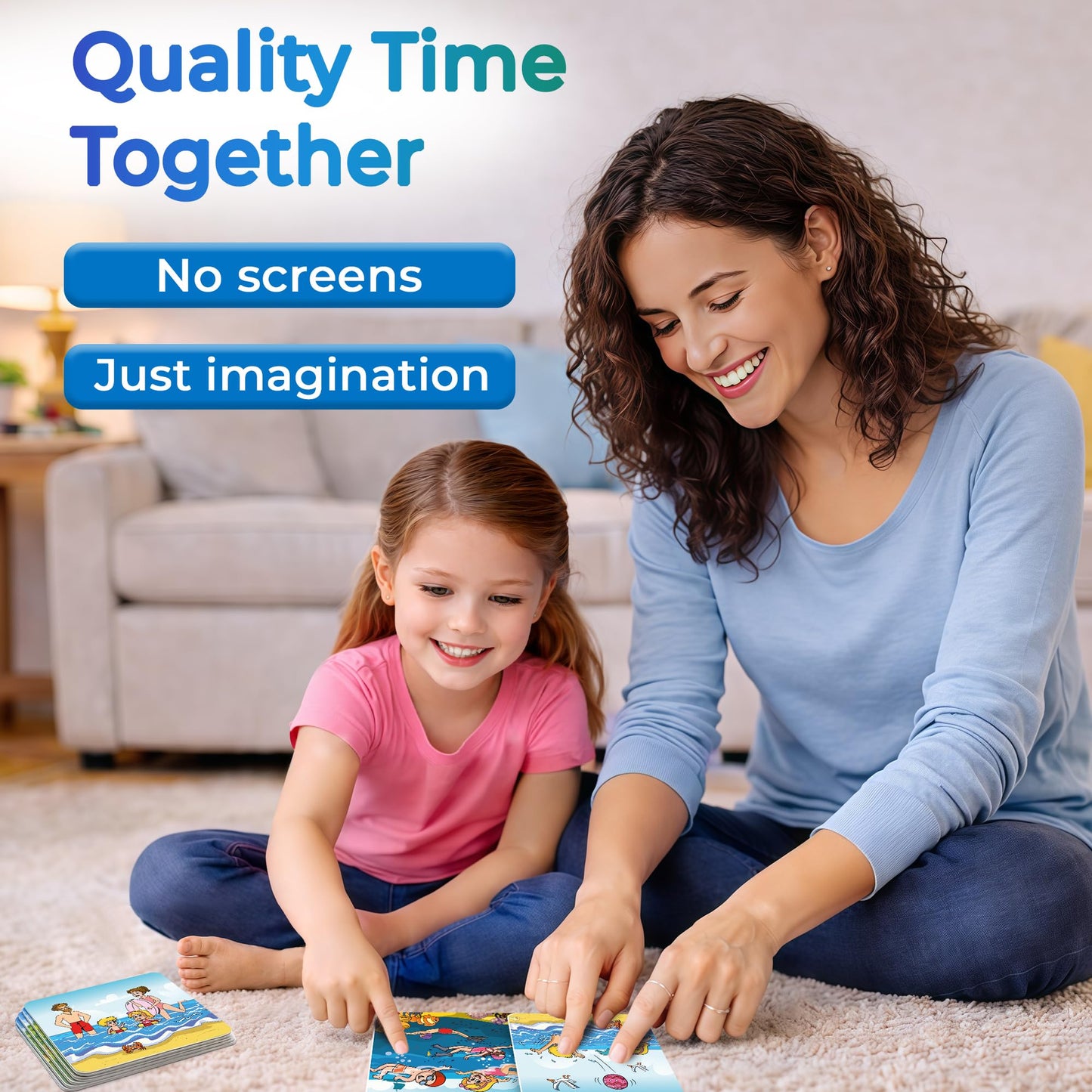 QUOKKA Sequence Speech Therapy Toys for Toddlers 3-4 - Autism Learning Materials for Kids 5-7 - Create a Story Cards Sentence Building - ABA Therapy Social Skills - Storytelling Picture Game