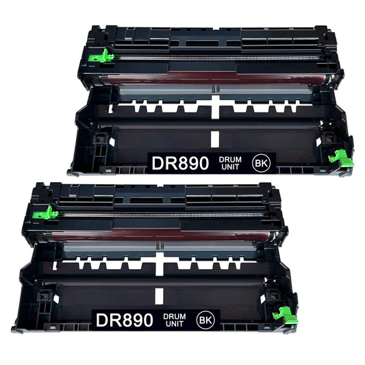 DR890 DR-890 Drum Unit (2-Pack, High Yield) Replacement for Brother HL-L6250DW HL-L6400DW HL-L6400DWT MFC-L6750DW MFC-L6900DW Printer