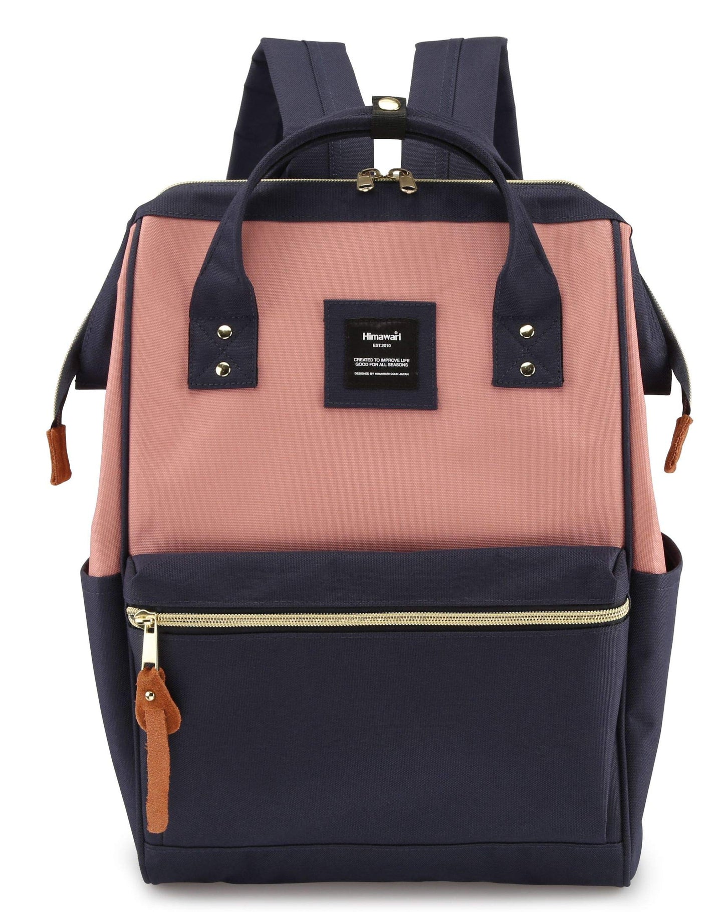 Himawari Laptop Backpack for Women&Men,Wide Open Large USB Charging Port 15.6 Inch Laptop Doctor College Work Bag (XK-05#-USB L）