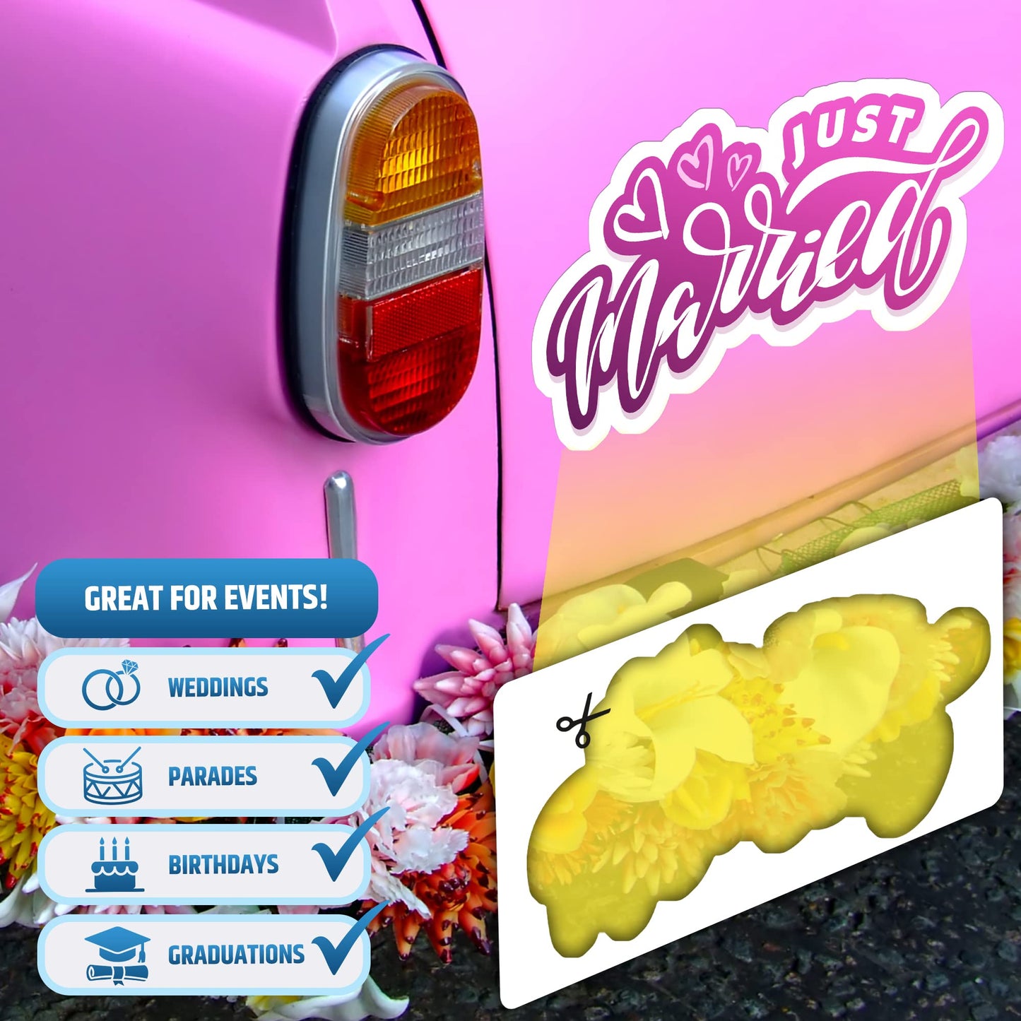 Premium Magnetic Car Signs (Blank) - Will Never Fly Off Your Vehicle/Truck Door (Upgraded Magnets) - Customize The Magnetic Sheets to Advertise Your Business | Flexible & Lays Flat | 24”X16” | 2 Pack