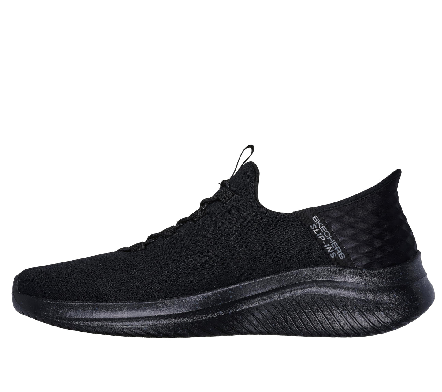Skechers Men's Ultra Flex 3.0 Right Away Hands Free Slip-in Sneaker Loafer, Black/Black, 14 Wide
