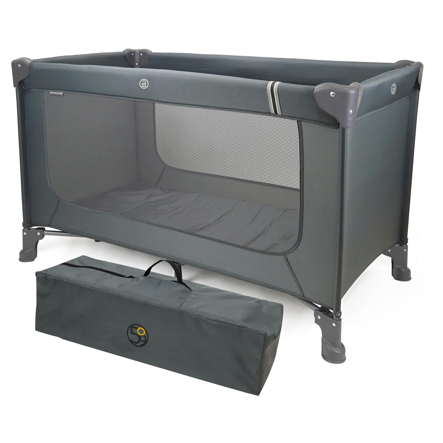 509 Travel Bed - Kids Play Yard/Play Center - Easy to Fold, Compact & Lightweight, Ages 6-36 Months