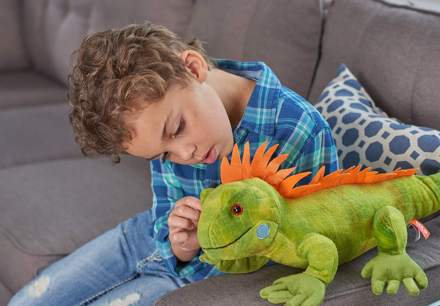 Wild Republic 12905 CK Iguana 15-Inch,Multi