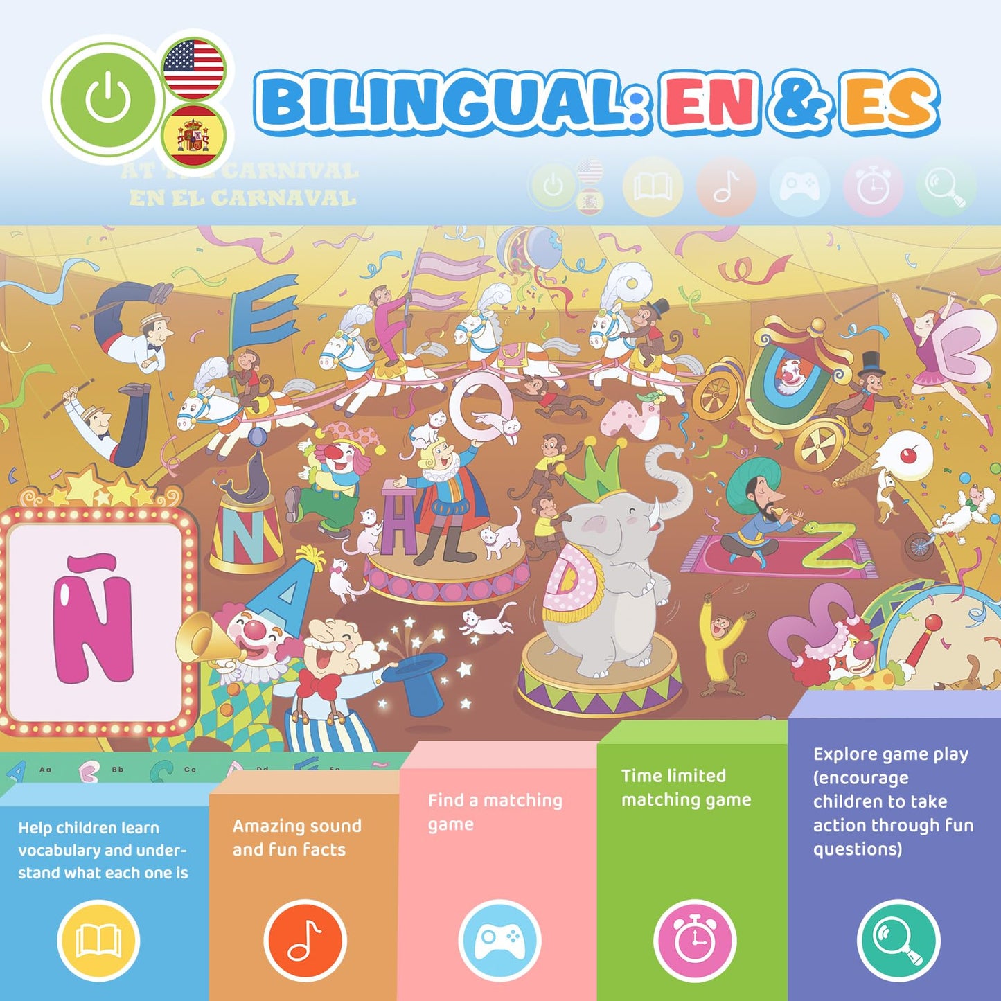 Qiaojoy Search and Find Book for Kids 2